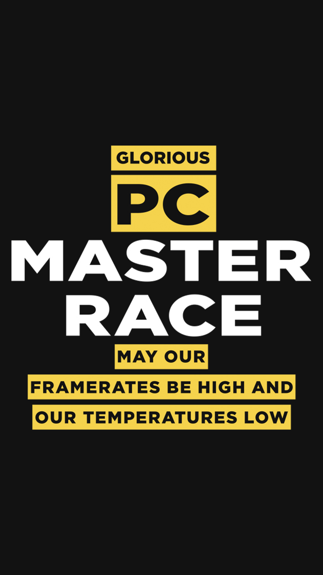 1080x1920 PC Master Race Phone Wallpapers
