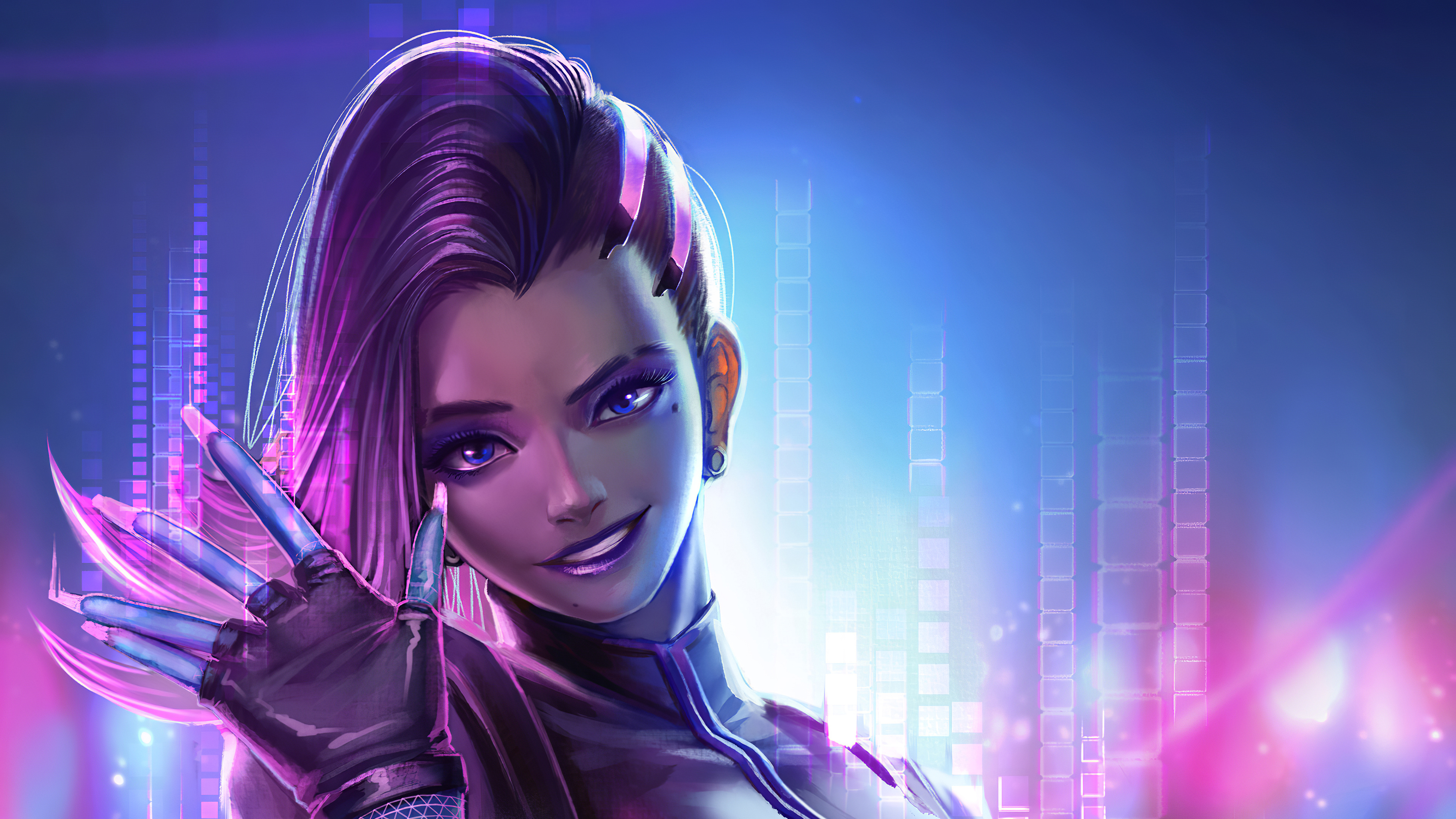 3840x2160 1920x1080 4k Sombra Overwatch Laptop Full HD 1080P HD 4k Wallpapers, Images, Backgrounds, Photos and Pictures