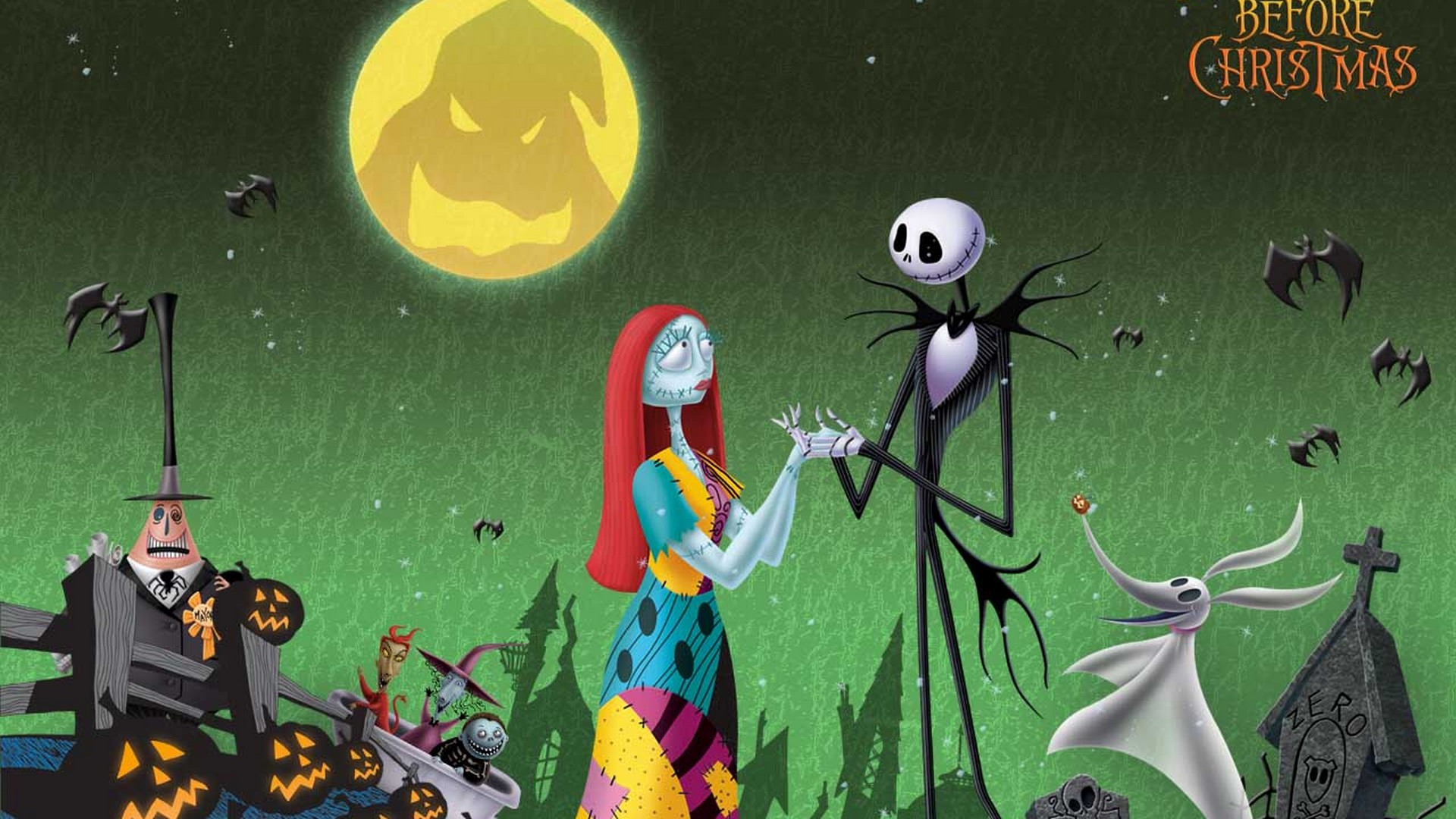 1920x1080 Nightmare Before Christmas Backgrounds 2022 Movie Poster Wallpaper HD
