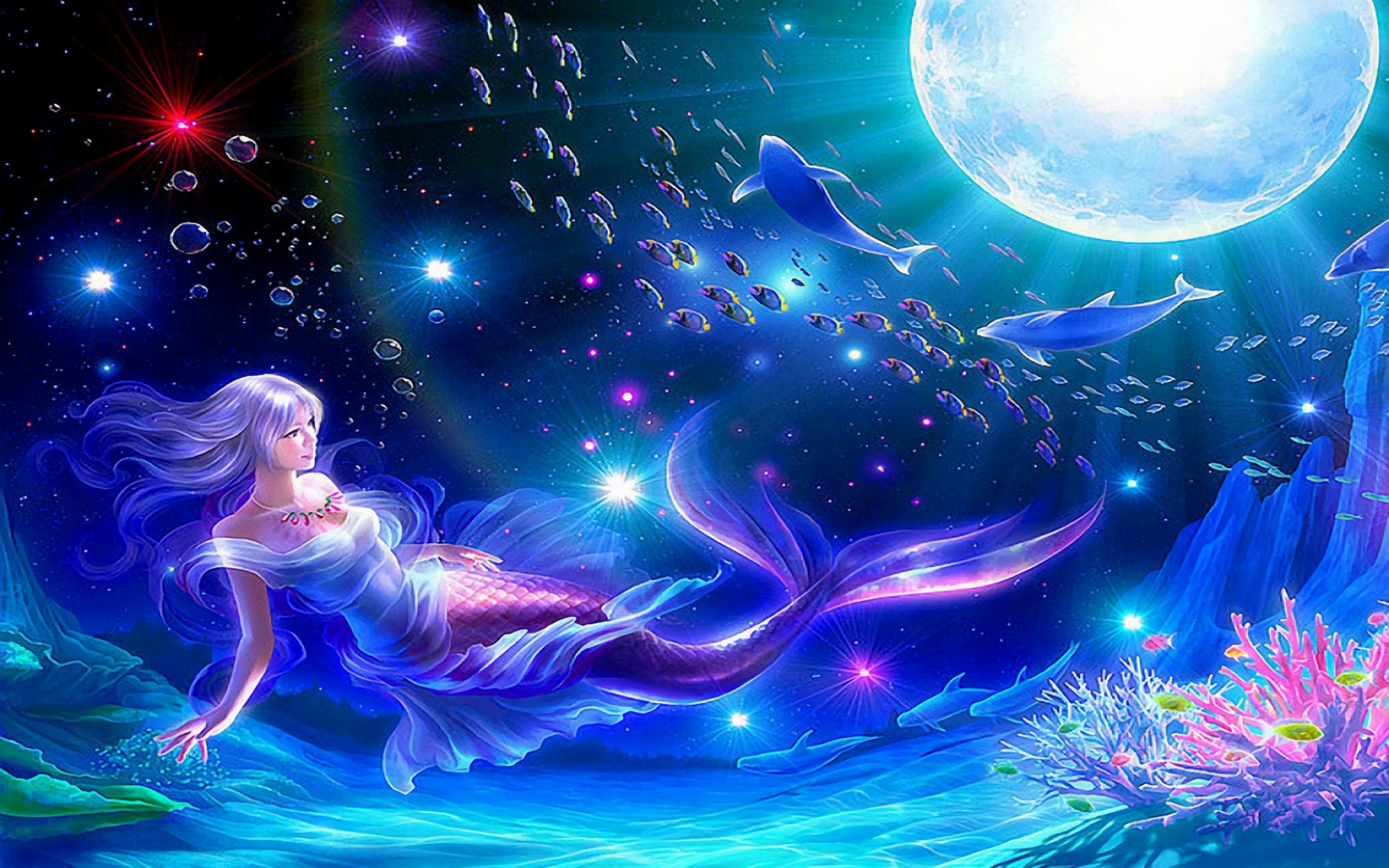 1920x1200 150+ Fantasy Mermaid HD Wallpapers and Backgrounds