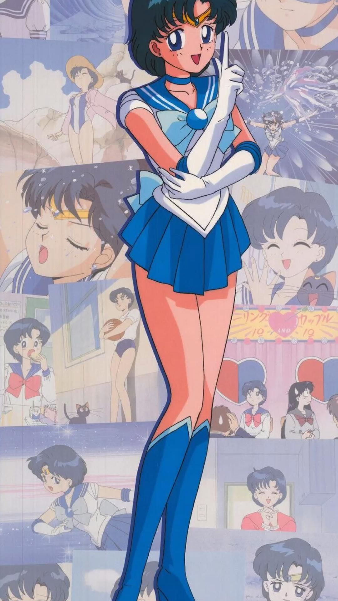 1080x1920 Sailor Mercury edit | Sailor moon art, Sailor mercury, Sailor moon manga