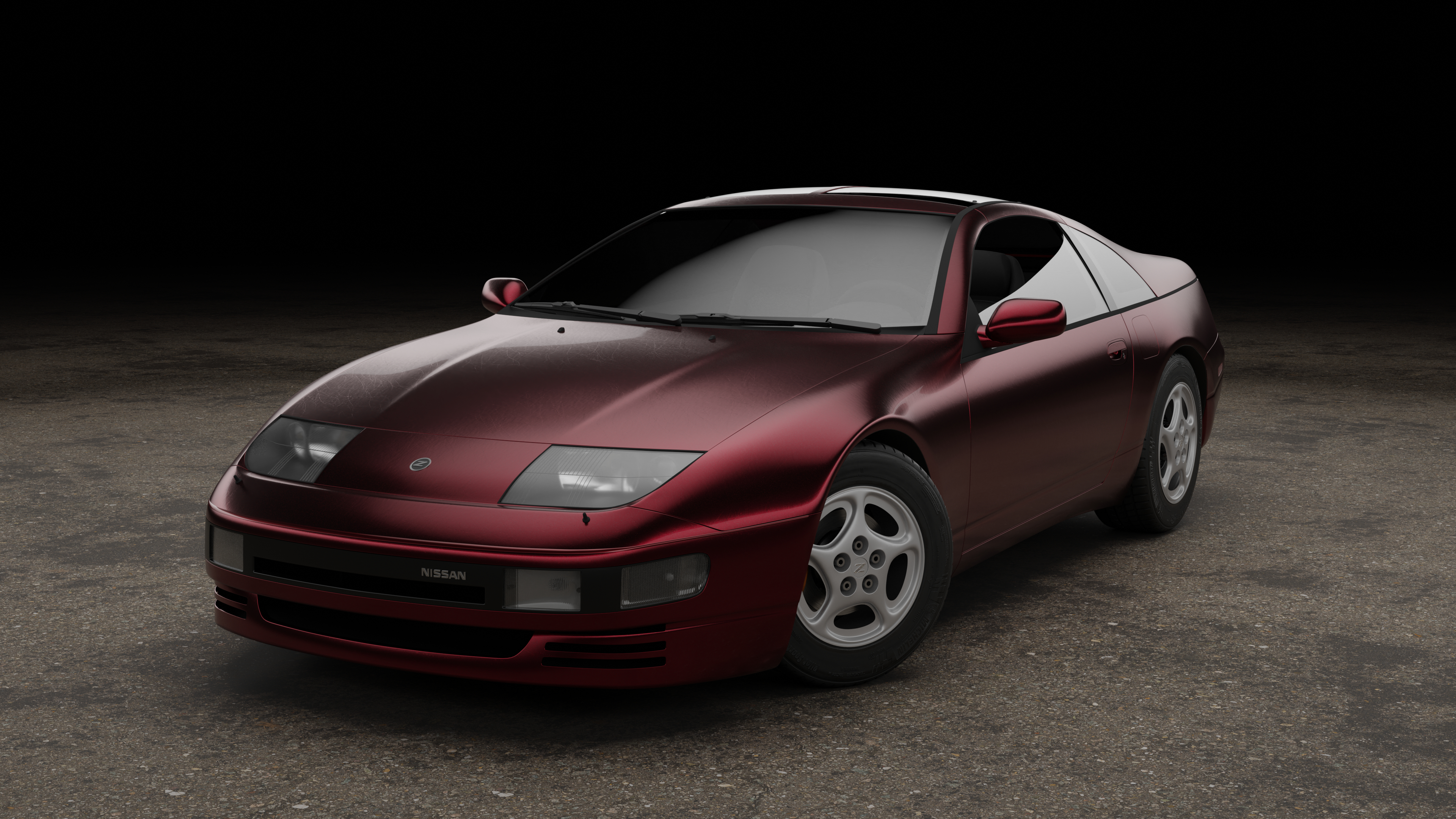 3840x2160 Just finished my last project, Nissan 300ZX (Z32) : r/blender