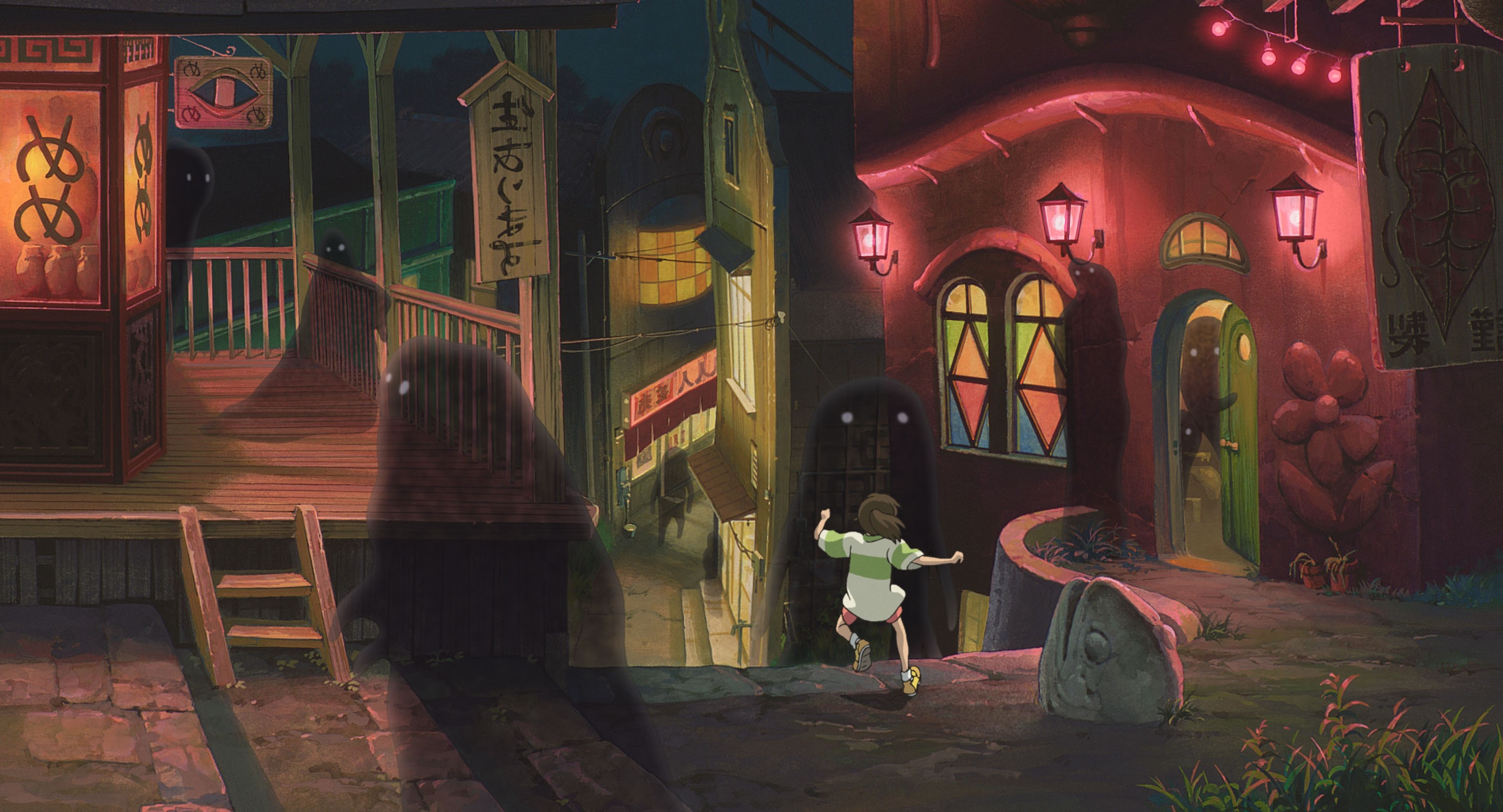 3250x1757 Wallpaper : Spirited Away, Studio Ghibli, darkness, screenshot, px 4kWallpaper 582489 HD Wallpapers