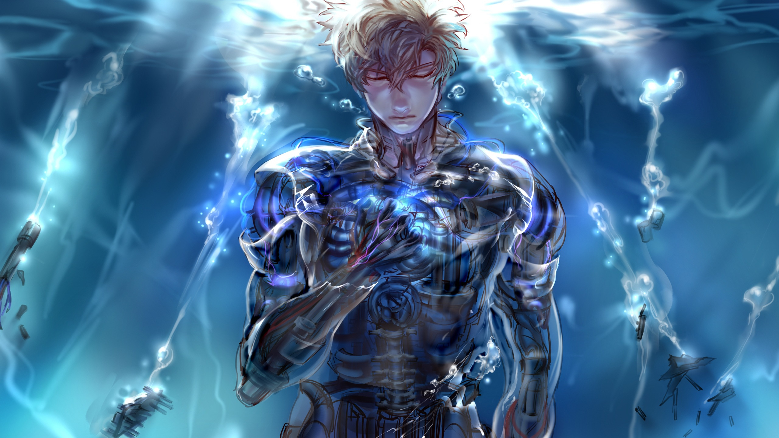 2560x1440 170+ Genos (One-Punch Man) HD Wallpapers and Backgrounds