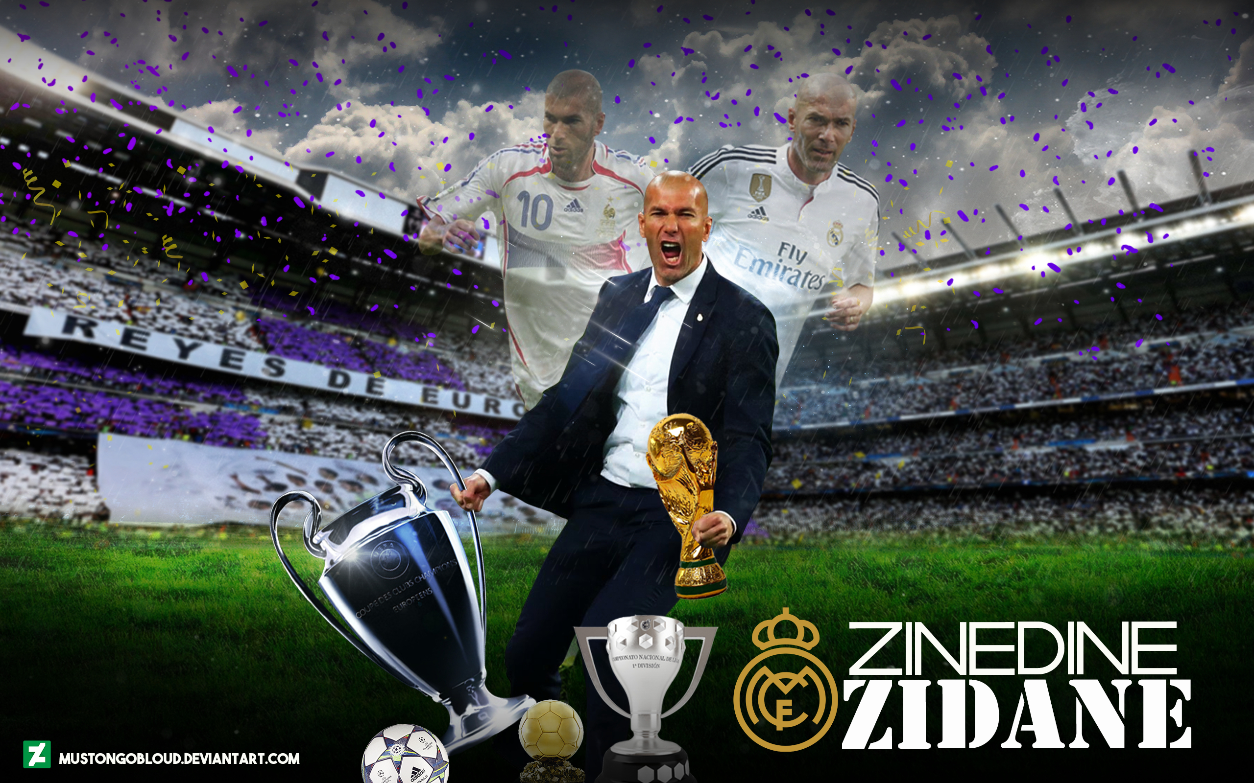 2560x1600 Zinedine Zidane HD Wallpaper