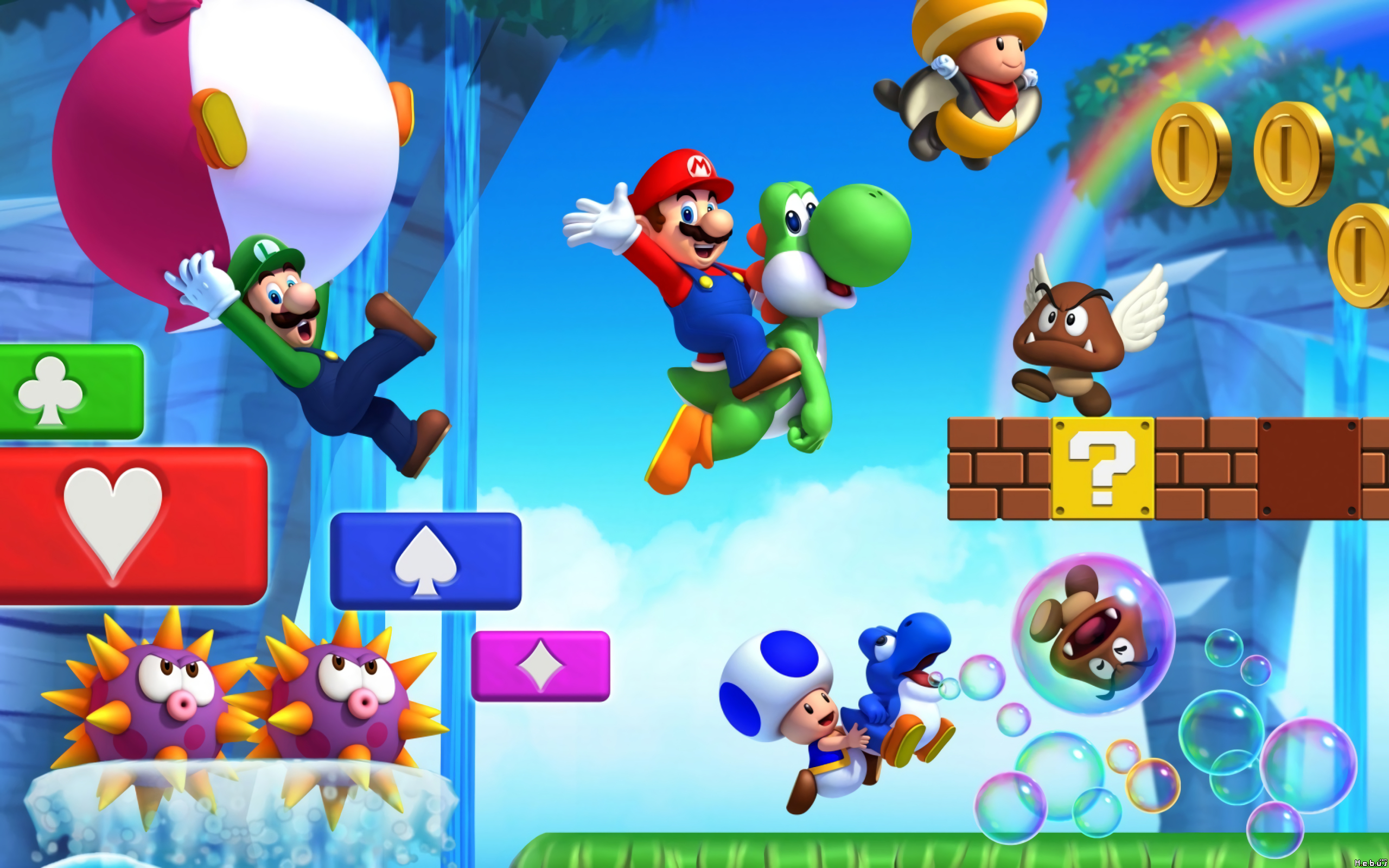 2560x1600 New Super Mario Bros. U HD Wallpapers and Backgrounds