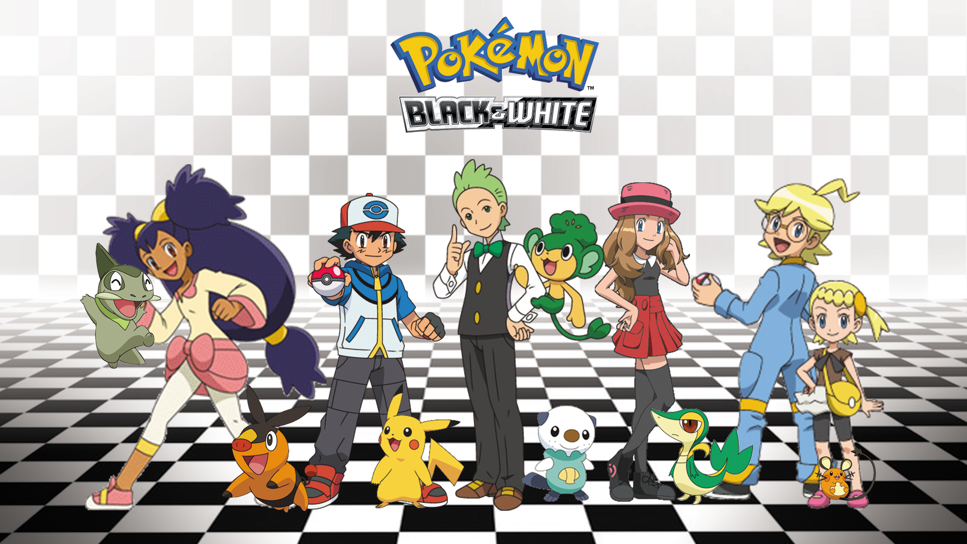 1920x1080 Pokemon Black And White Wallpaper posted by Christopher Sellers