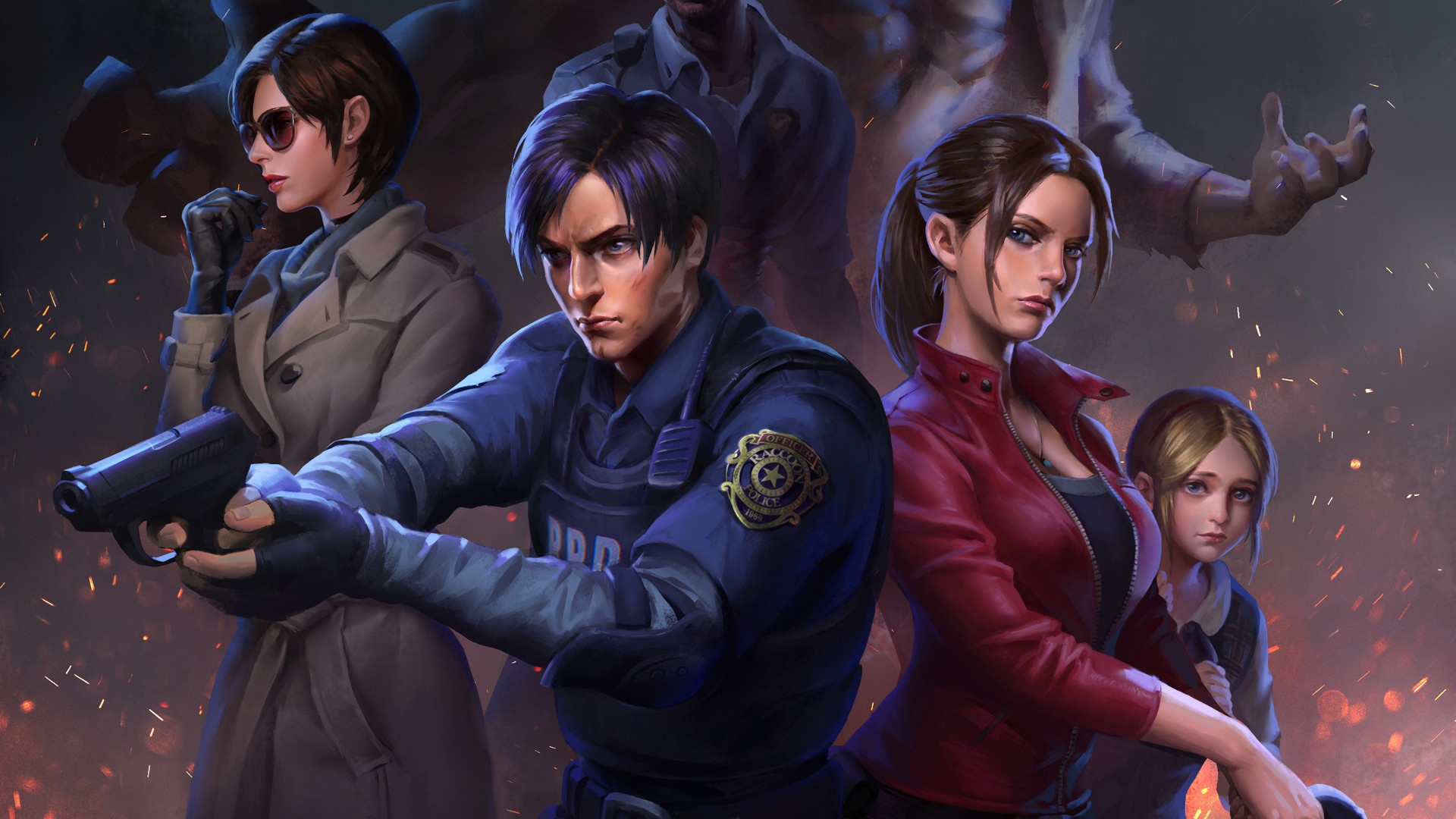 1920x1080 Resident Evil 2 Art, HD Games, 4k Wallpapers, Images, Backgrounds, Photos and Pictures