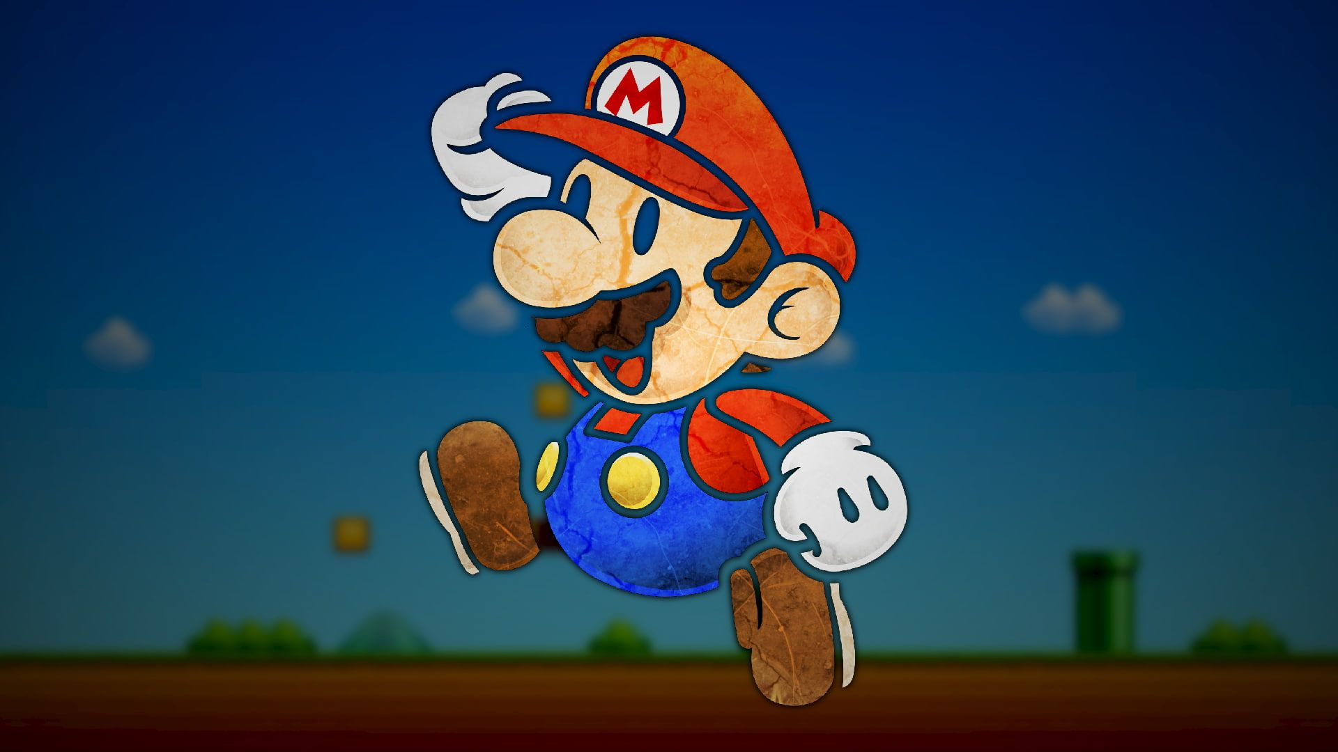 1920x1080 Super Mario Paper Mario video games digital art #Nintendo #artwork #1080P # wallpaper #hdwallpaper #desktop | Paper mario, Hd wallpaper, Wallpaper backgrounds