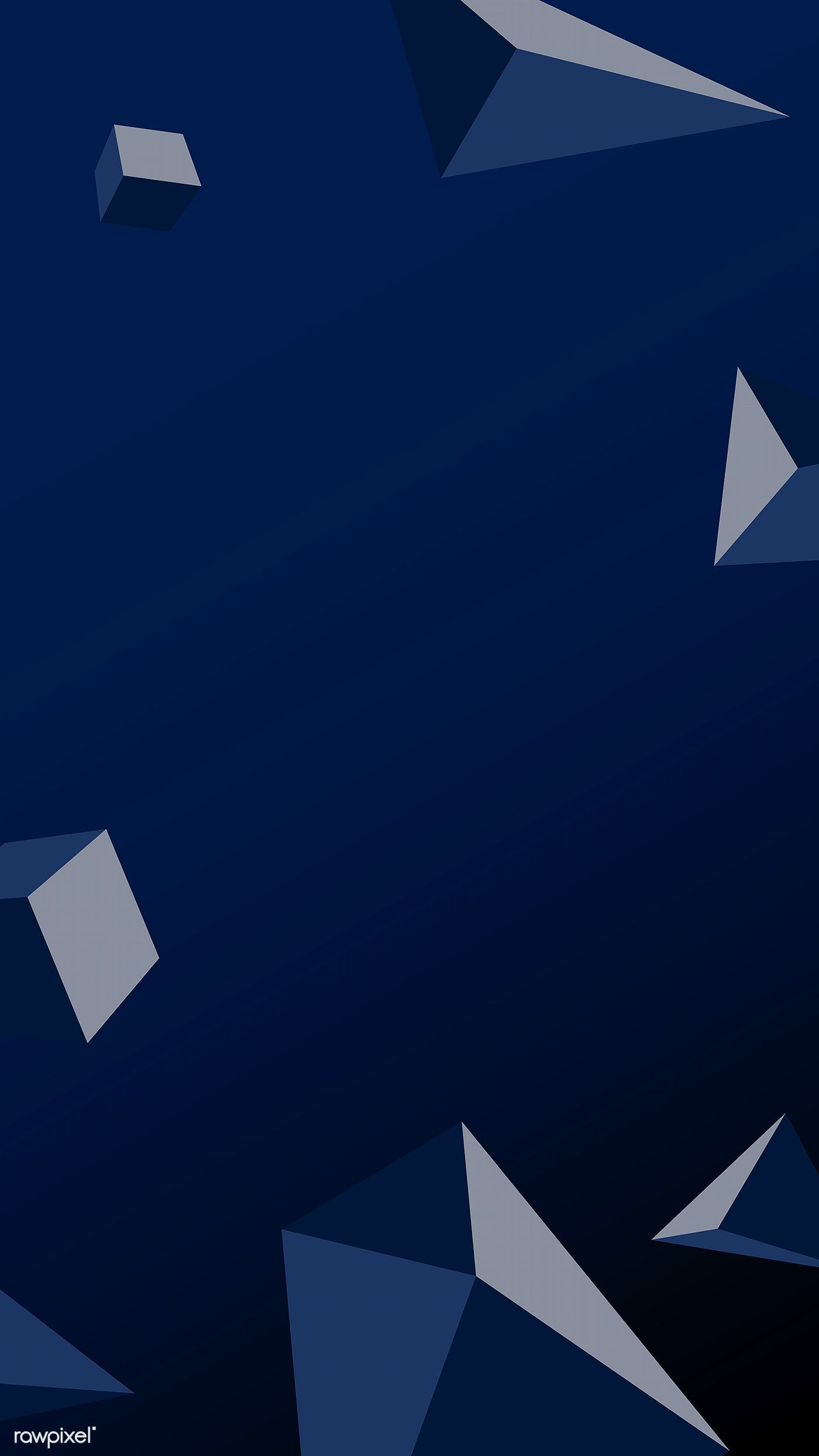1400x2489 Navy blue geometrical patterned mobile wallpaper vector | free image by / ka&acirc;&#128;&brvbar; | Blue wallpaper phone, Blue background wallpapers, Blue wallpaper iphone