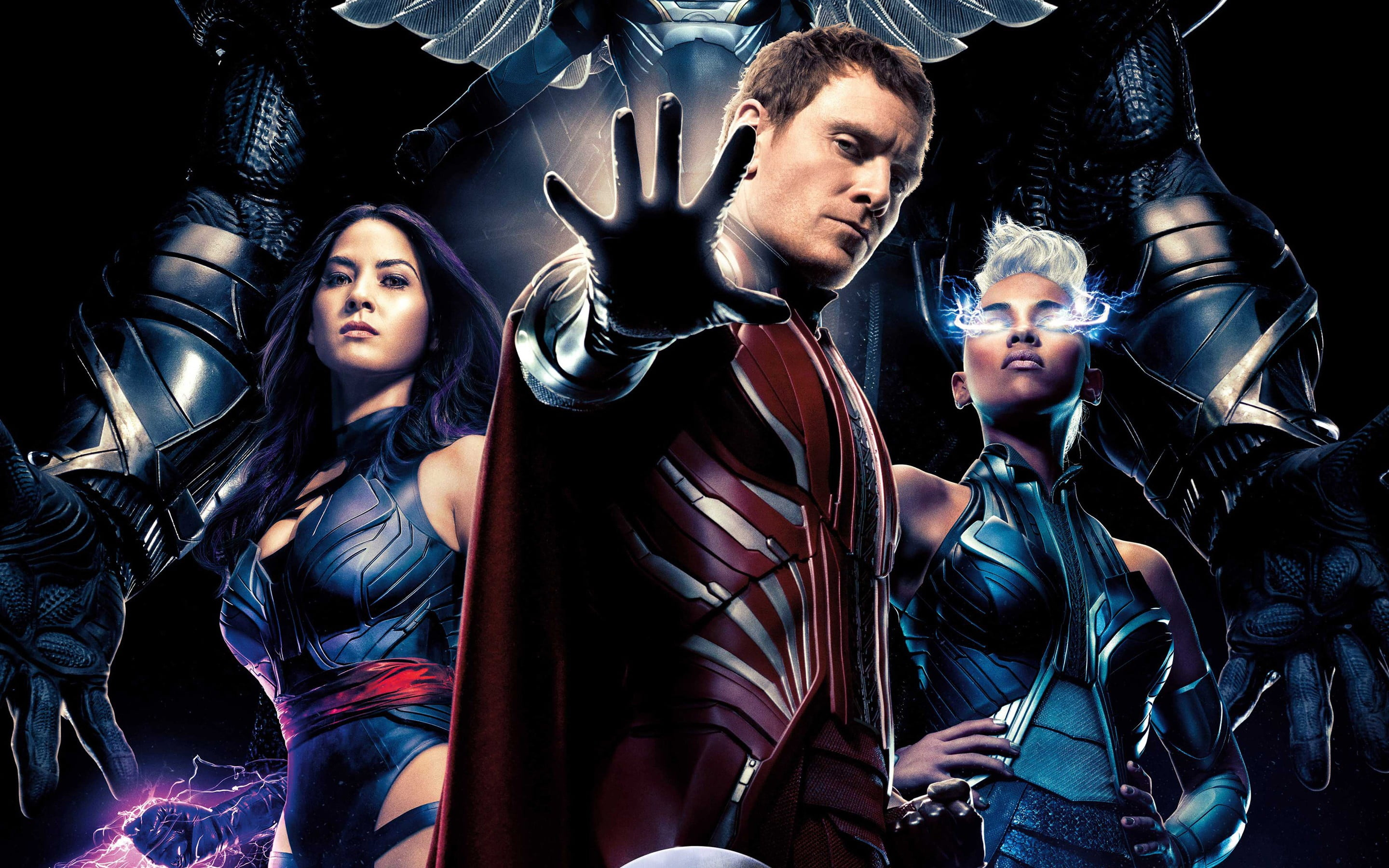 2880x1800 Magneto from X-Men wallpaper, x-men: apocalypse, X-Men, Storm (character), Olivia Munn HD wallpaper