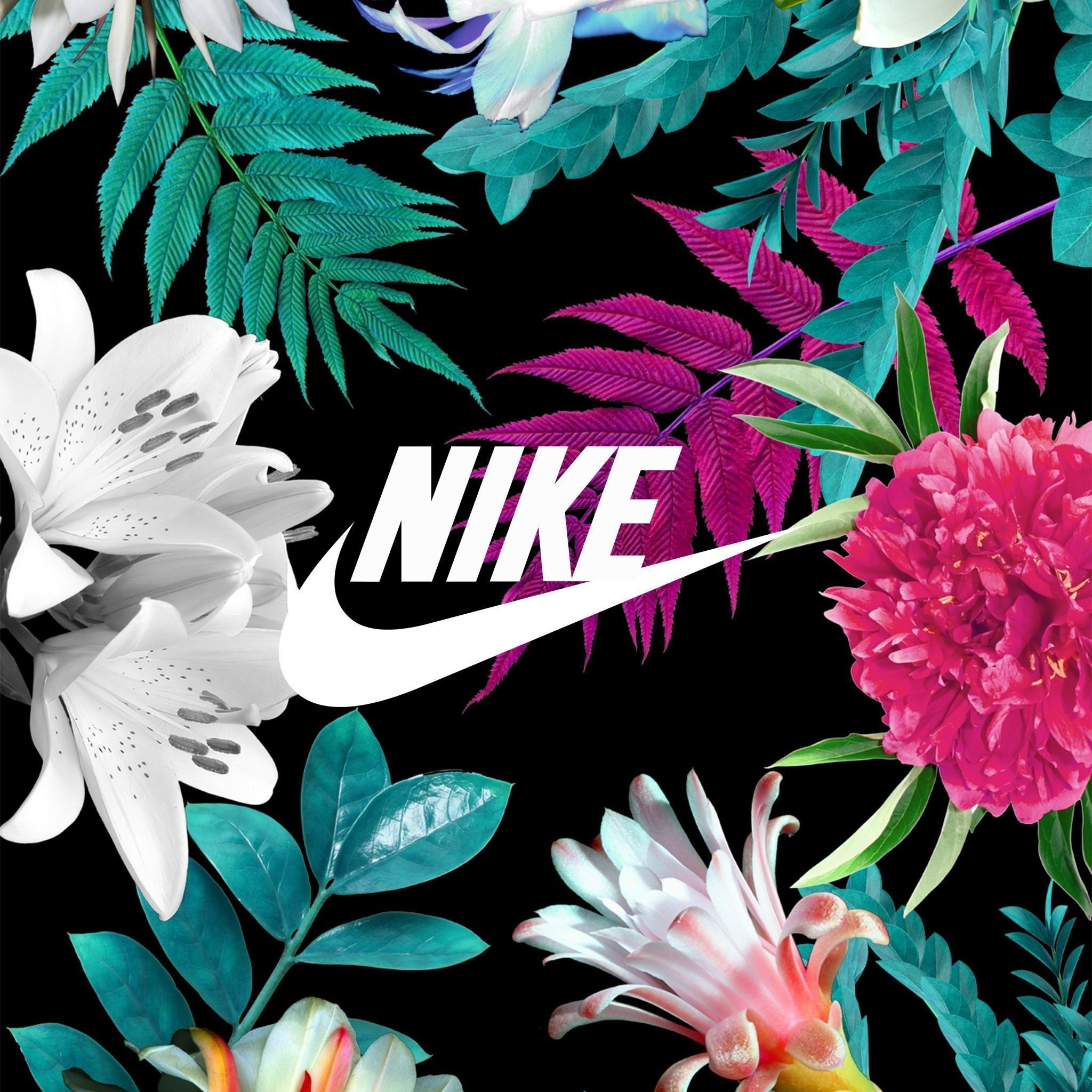 2048x2048 Nike Flower Wallpapers Top Free Nike Flower Backgrounds