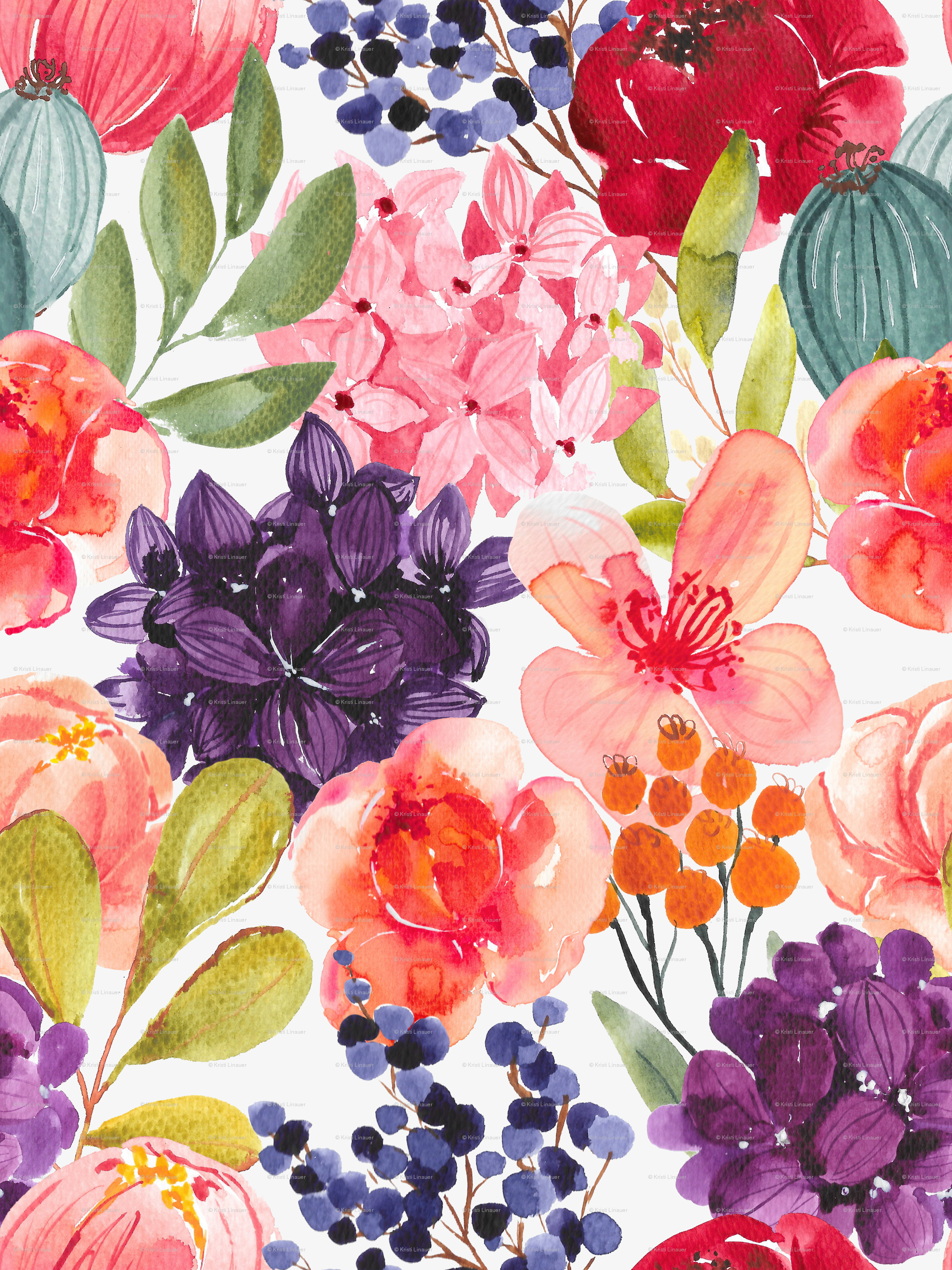 2100x2800 Watercolor Flower Phone Wallpapers Top Free Watercolor Flower Phone Backgrounds