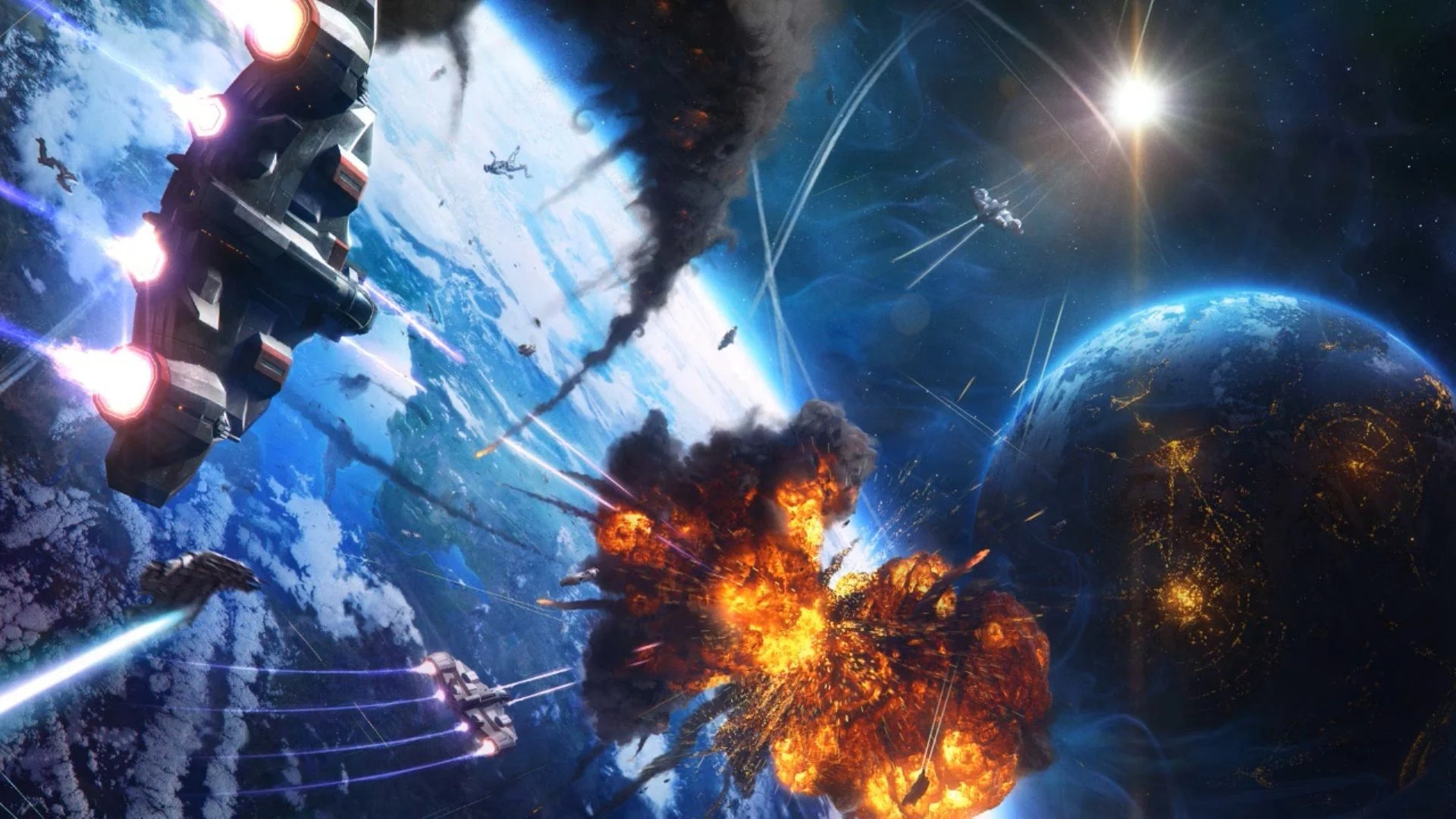 1920x1080 Epic Space Battle Wallpapers Top Free Epic Space Battle Backgrounds