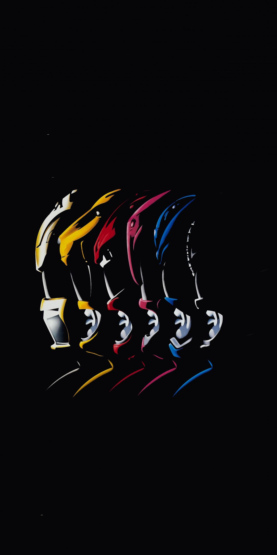 1080x2160 Power Rangers, minimal, digital art Wallpaper | Power rangers poster, Power rangers, Power ranger birthday