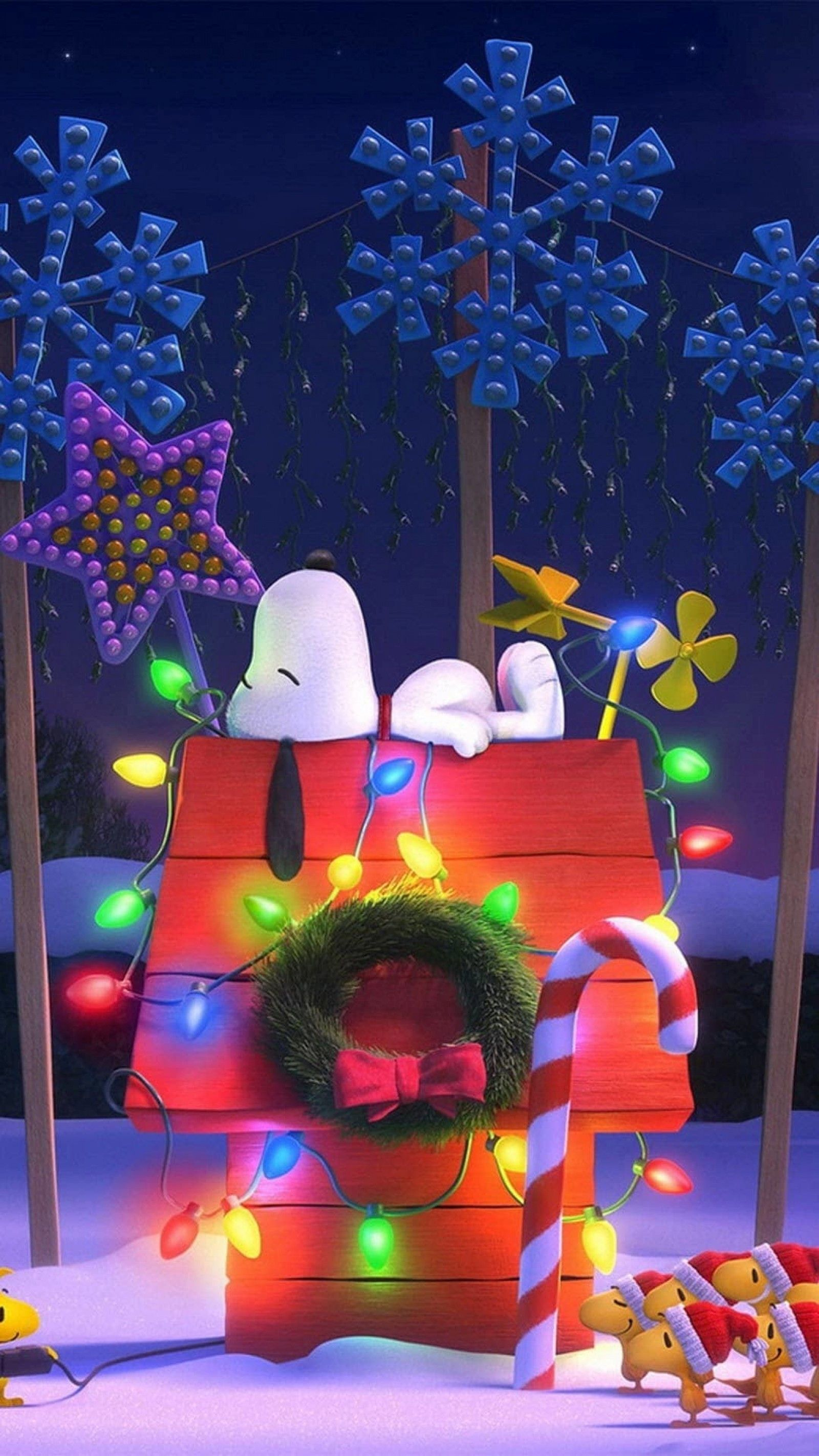1600x2844 Snoopy Christmas Wallpapers Top Free Snoopy Christmas Backgrounds