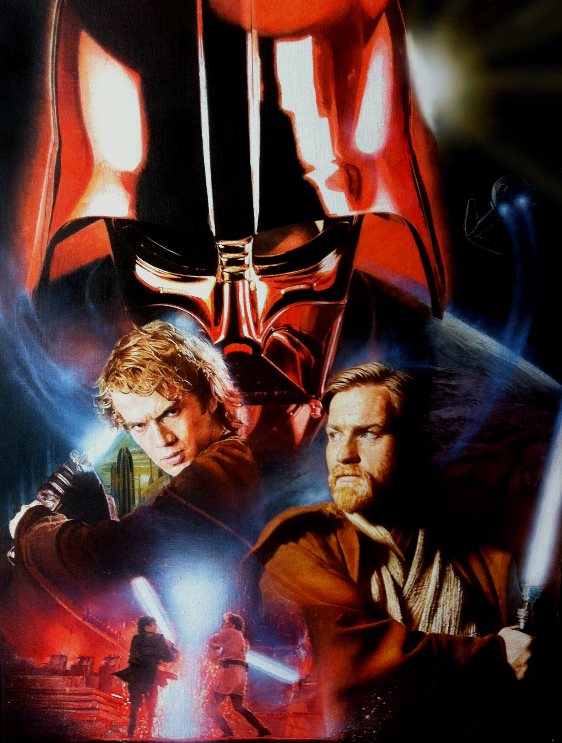 1936x2560 Revenge of the Sith Traditional art Star Wars: Revenge of the Sith Photo (35220841) Fanpop