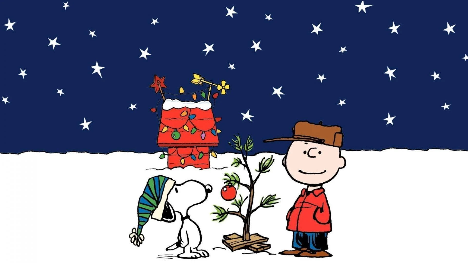 1920x1080 Snoopy Christmas Backgrounds