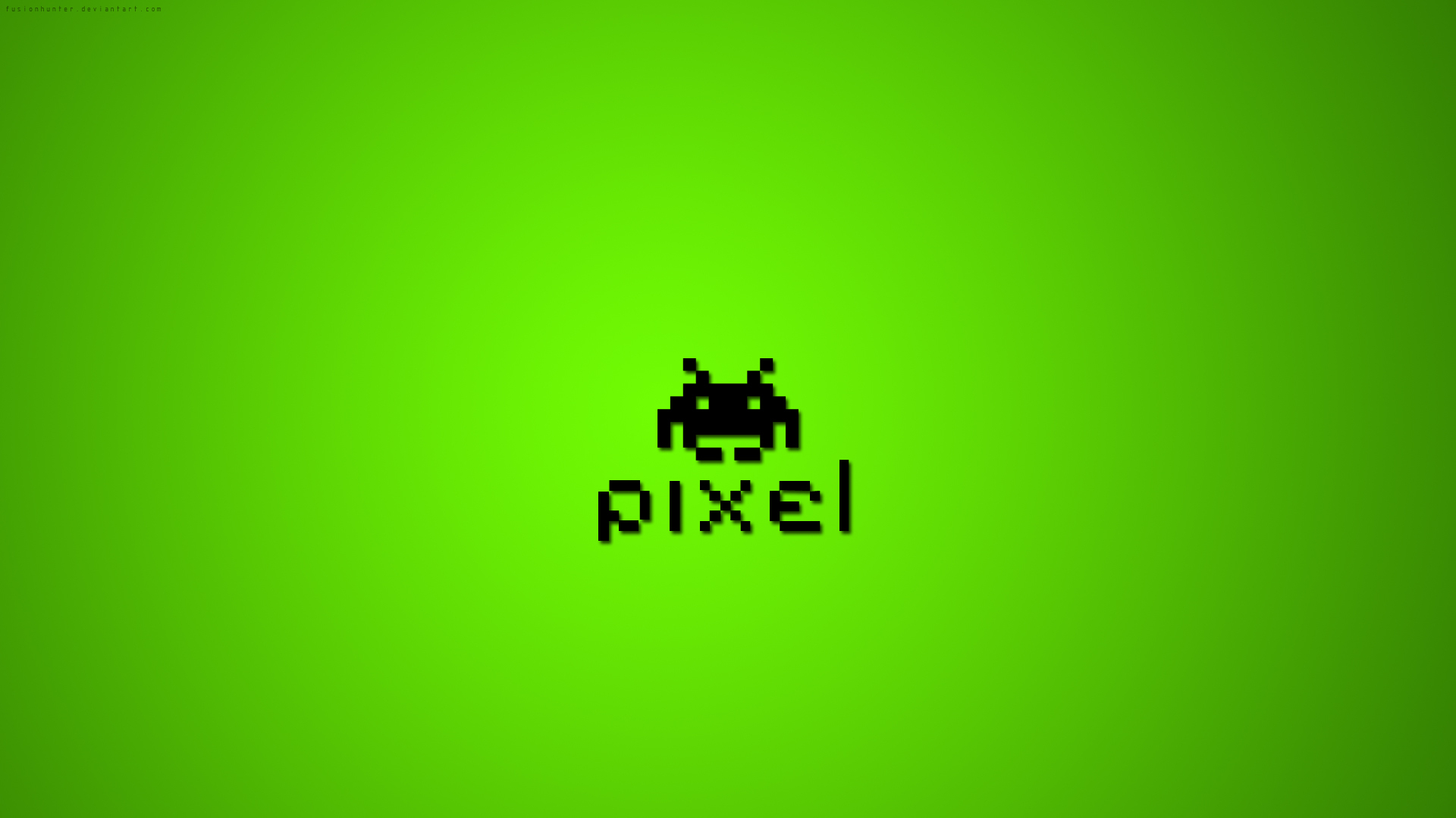 1920x1080 Pixel Space Invaders Green HD wallpaper | games | Wallpaper Better