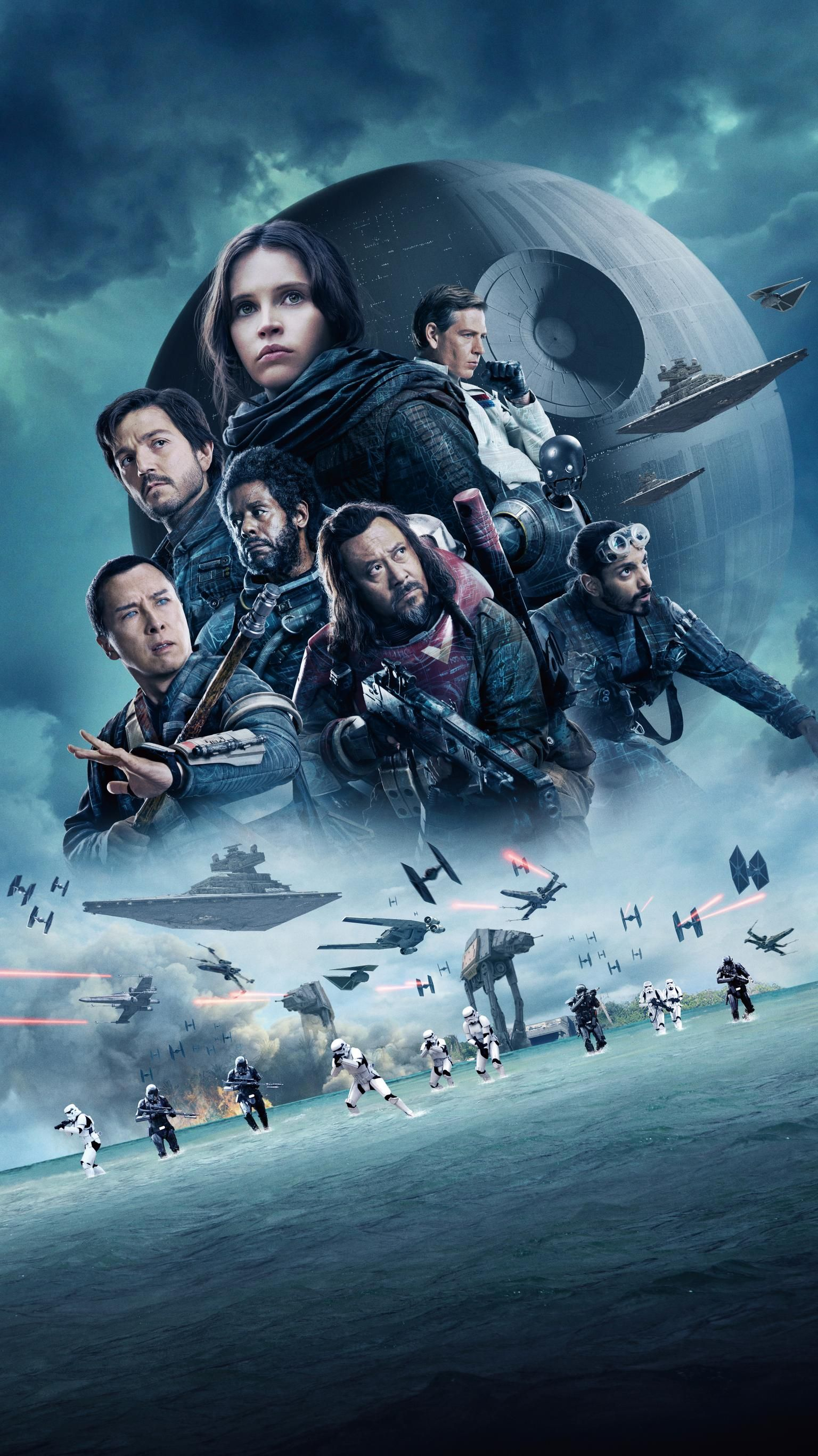 1536x2732 Rogue One: A Star Wars Story (2016) Phone Wallpaper | Moviemania | Rogue one star wars, Star wars poster, Star wars images