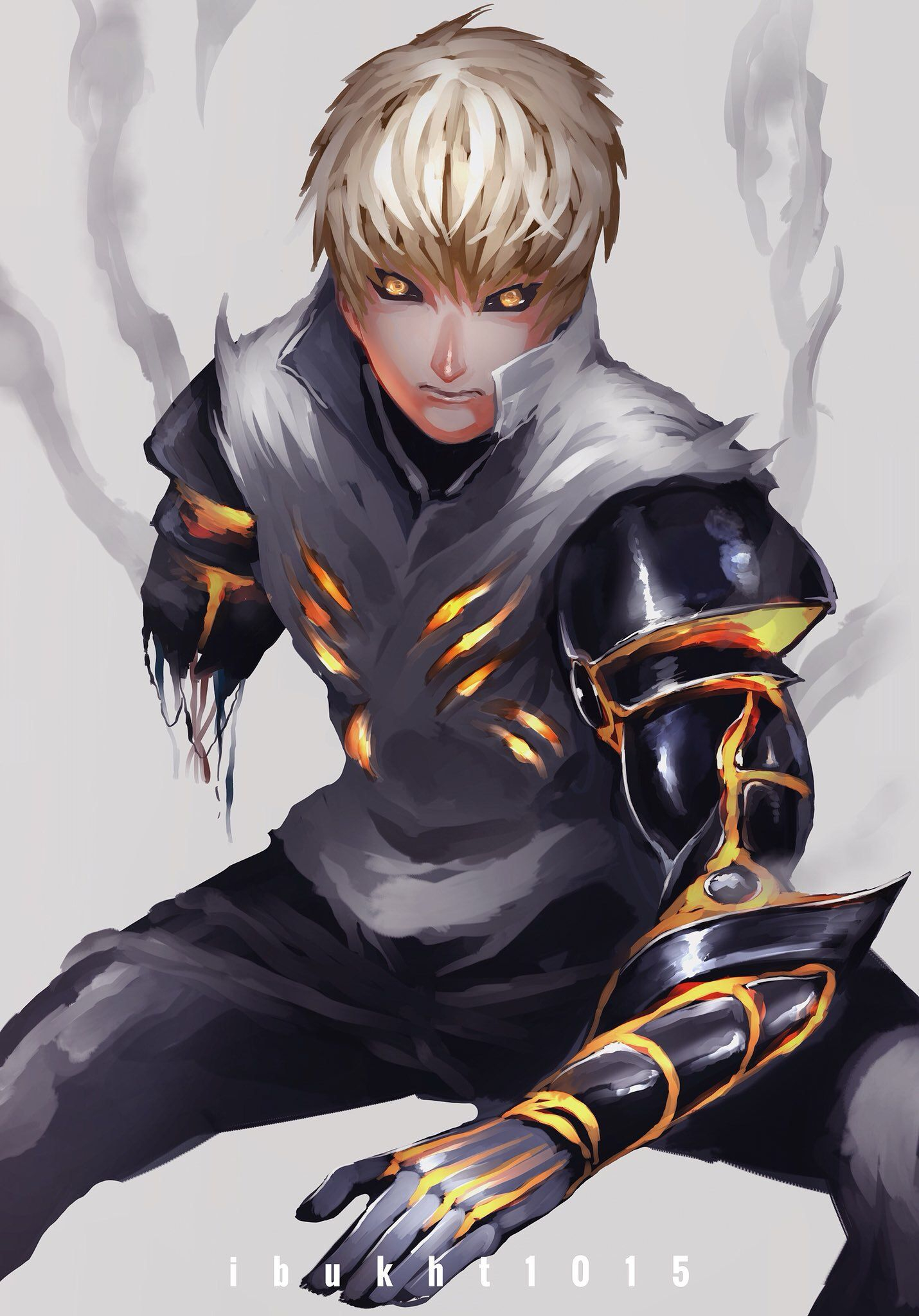 1430x2048 One Punch Man Genos | One punch man anime, One punch man, One punch