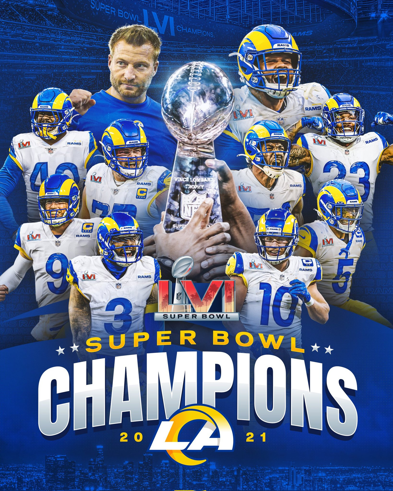 1638x2048 Los Angeles Rams Super Bowl Champions Wallpapers