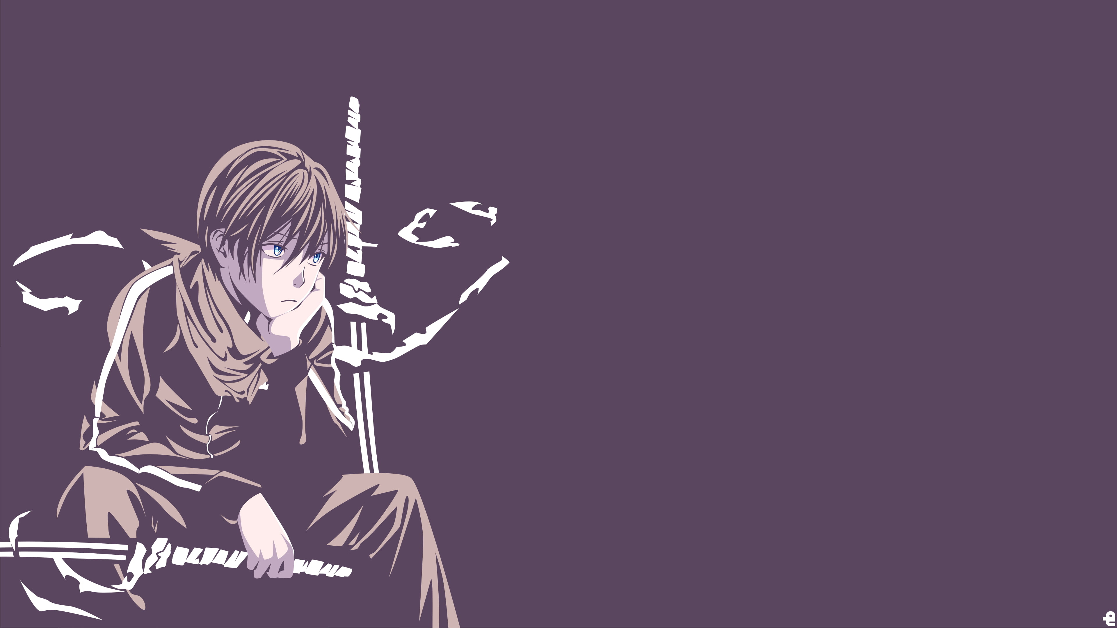 3840x2160 Anime character holding sword, Noragami, Yato (Noragami), anime boys HD wallpaper