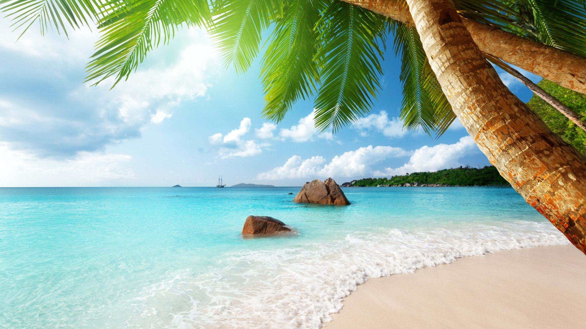 1920x1080 Beach At Praslin Island Seychelles Indian Ocean Best Hd Desk KDE Store