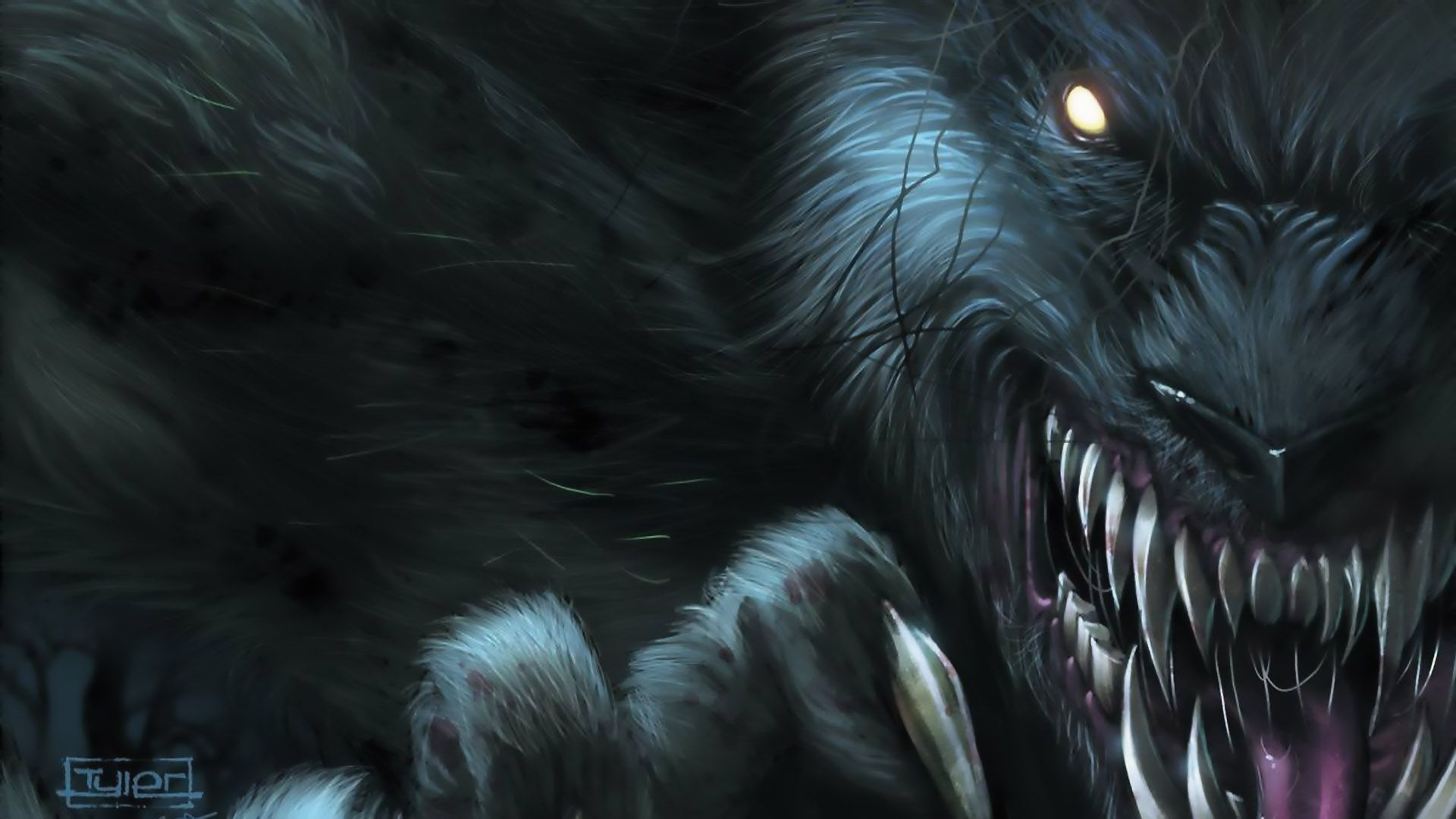 1920x1080 5 Grimm Fairy Tales: Werewolves HD Wallpapers | Backgrounds Wallpaper Abyss | Wolf wallpaper, Werewolf, Werewolf art