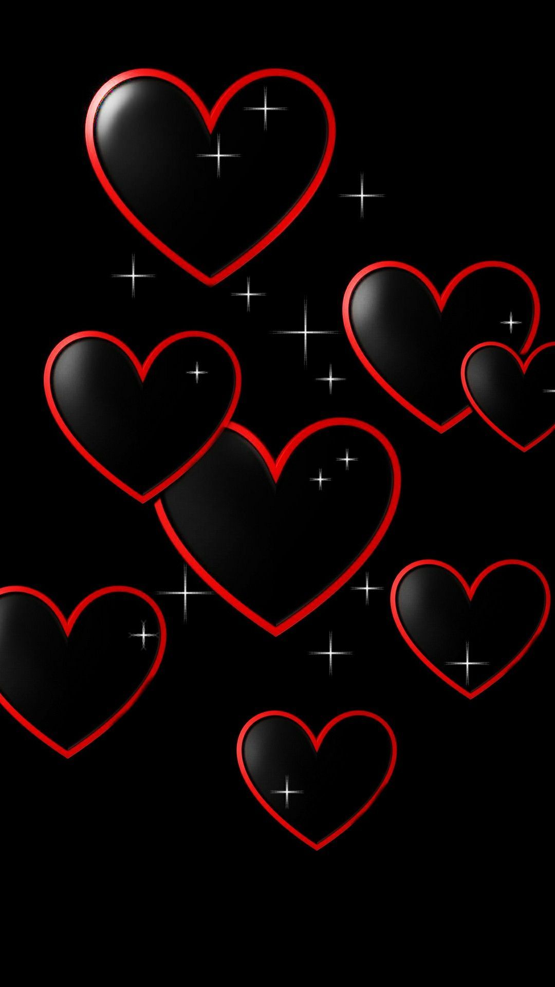 1080x1920 Cool Red Heart Wallpapers Top Free Cool Red Heart Backgrounds