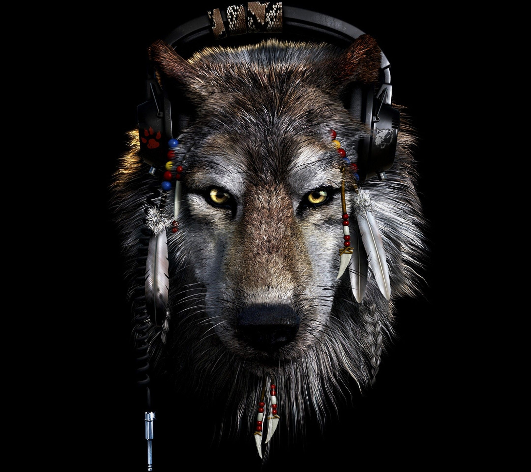 2160x1920 Tribal Wolf Wallpapers Top Free Tribal Wolf Backgrounds