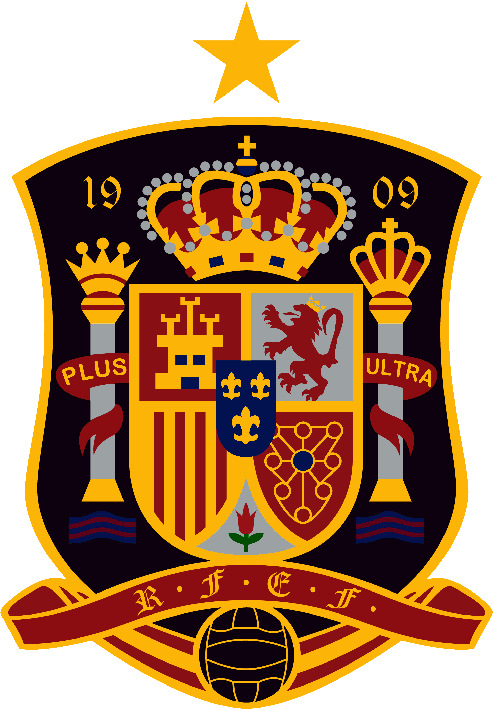 1952x2806 Selecci&Atilde;&sup3;n Espa&Atilde;&plusmn;ola de F&Atilde;&ordm;tbol | Football team logos, Spain national football team, Spain soccer
