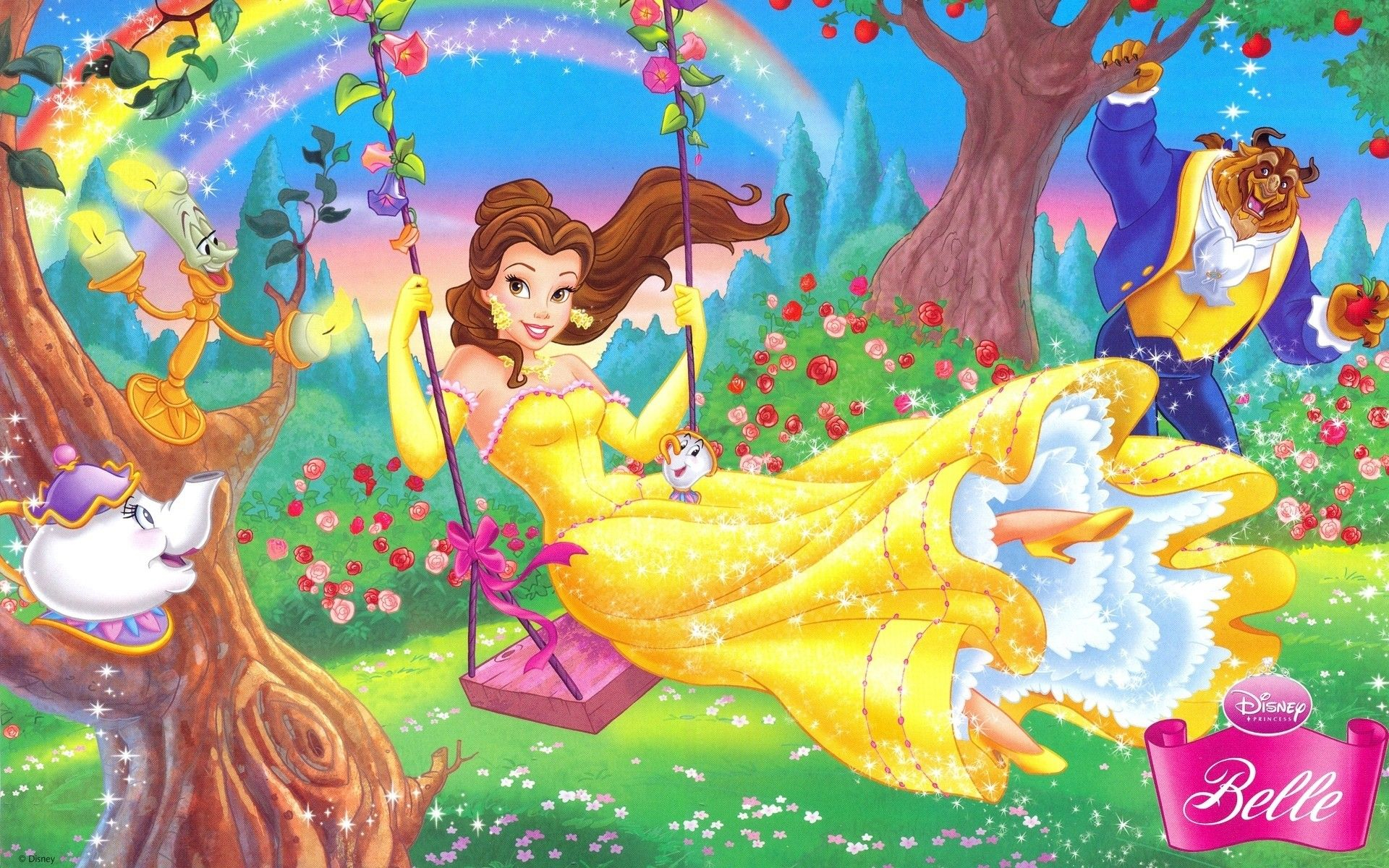 1920x1200 Disney Princess Belle Wallpapers