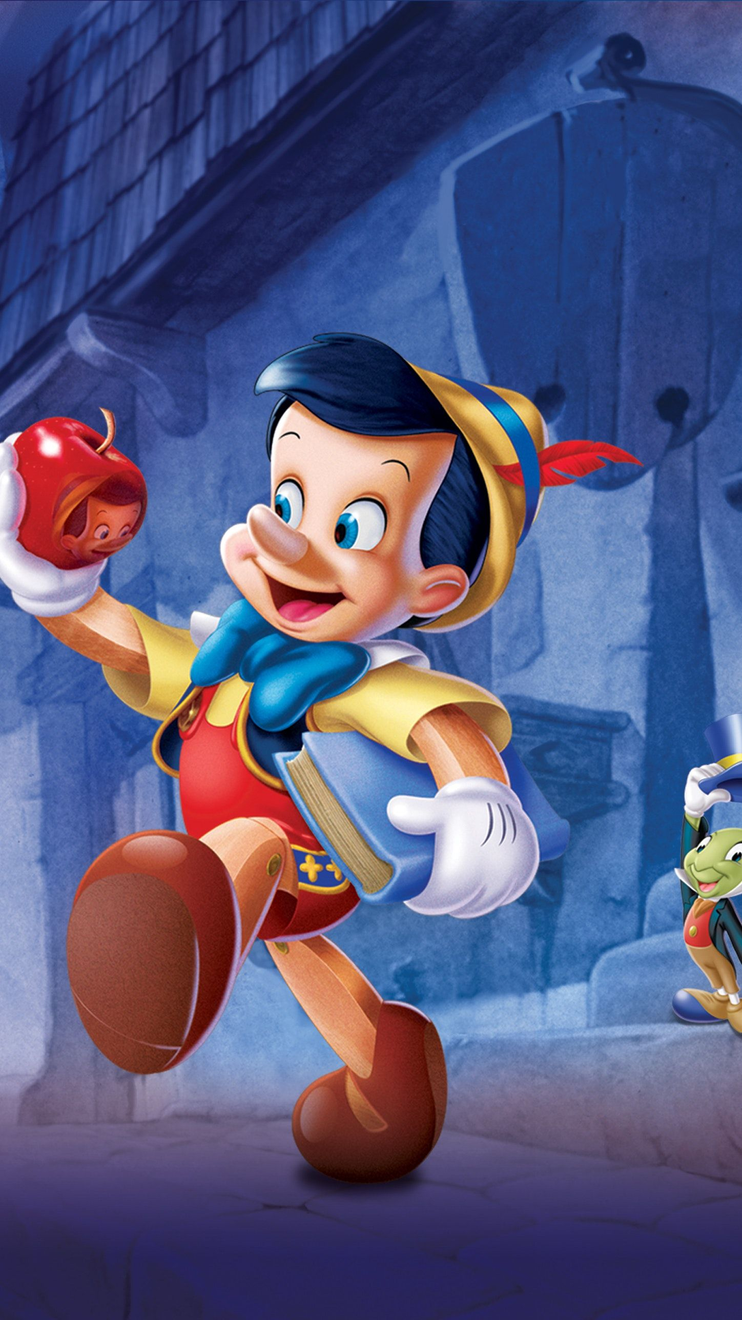 1448x2576 Pinocchio (1940) Phone Wallpaper | Moviemania | Pinocchio disney, Walt disney characters, Disney art