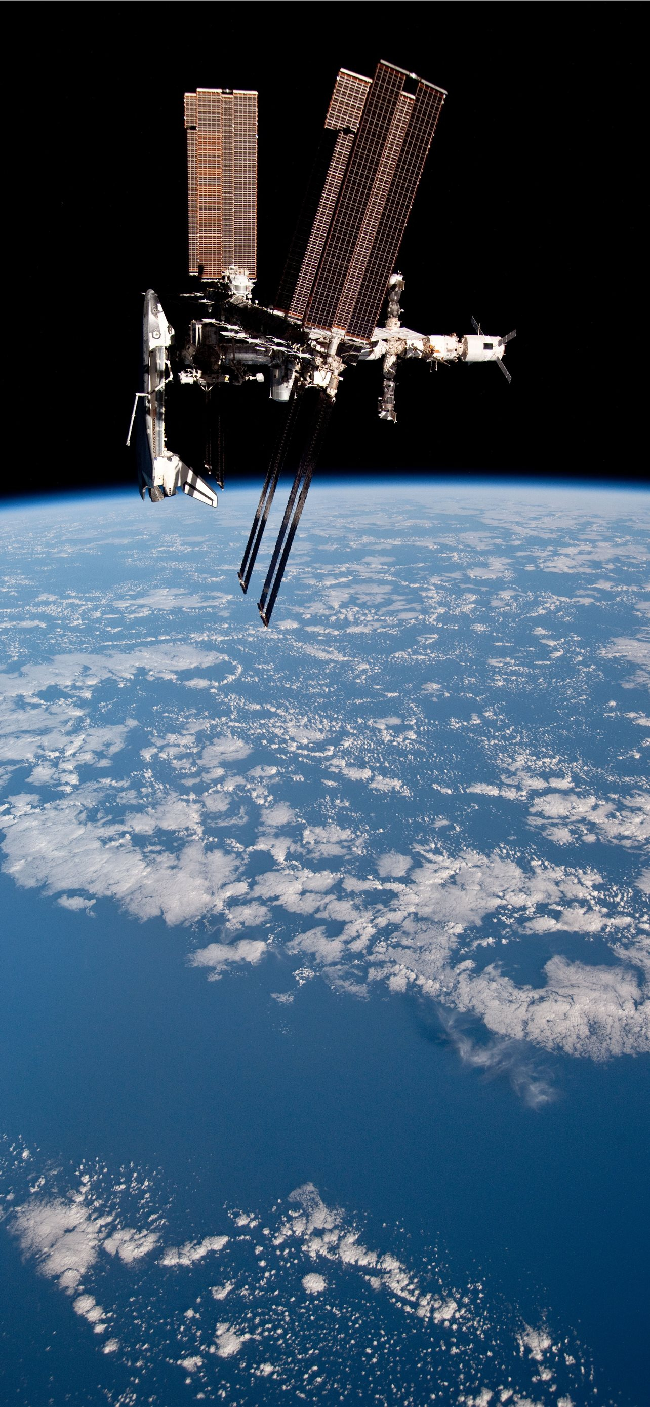 1284x2778 space station iPhone Wallpapers Free Download