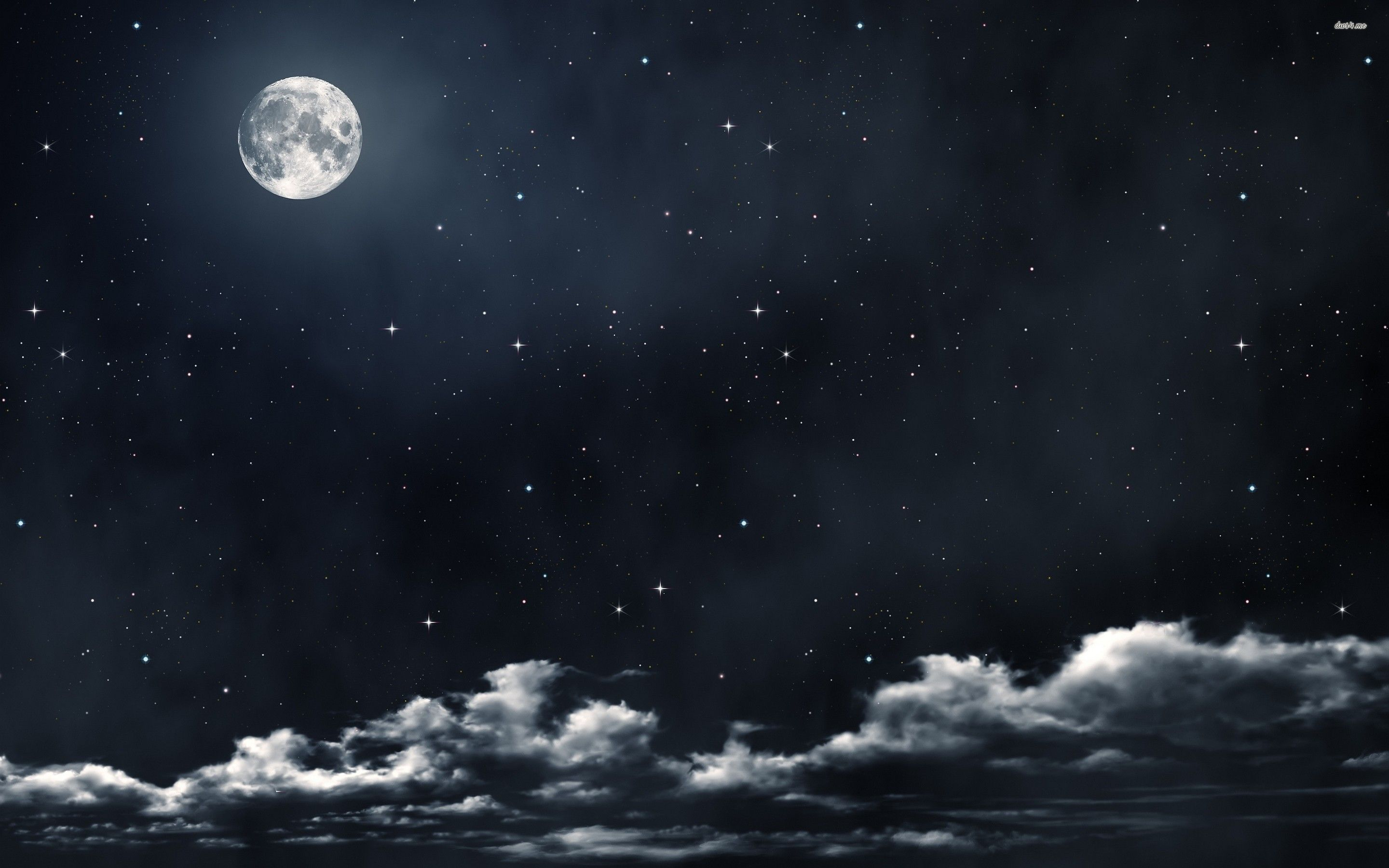 2880x1800 Pics of full moon and stars dowload Download 3d HD colour design | Night sky moon, Moon and stars wallpaper, Night sky wallpaper