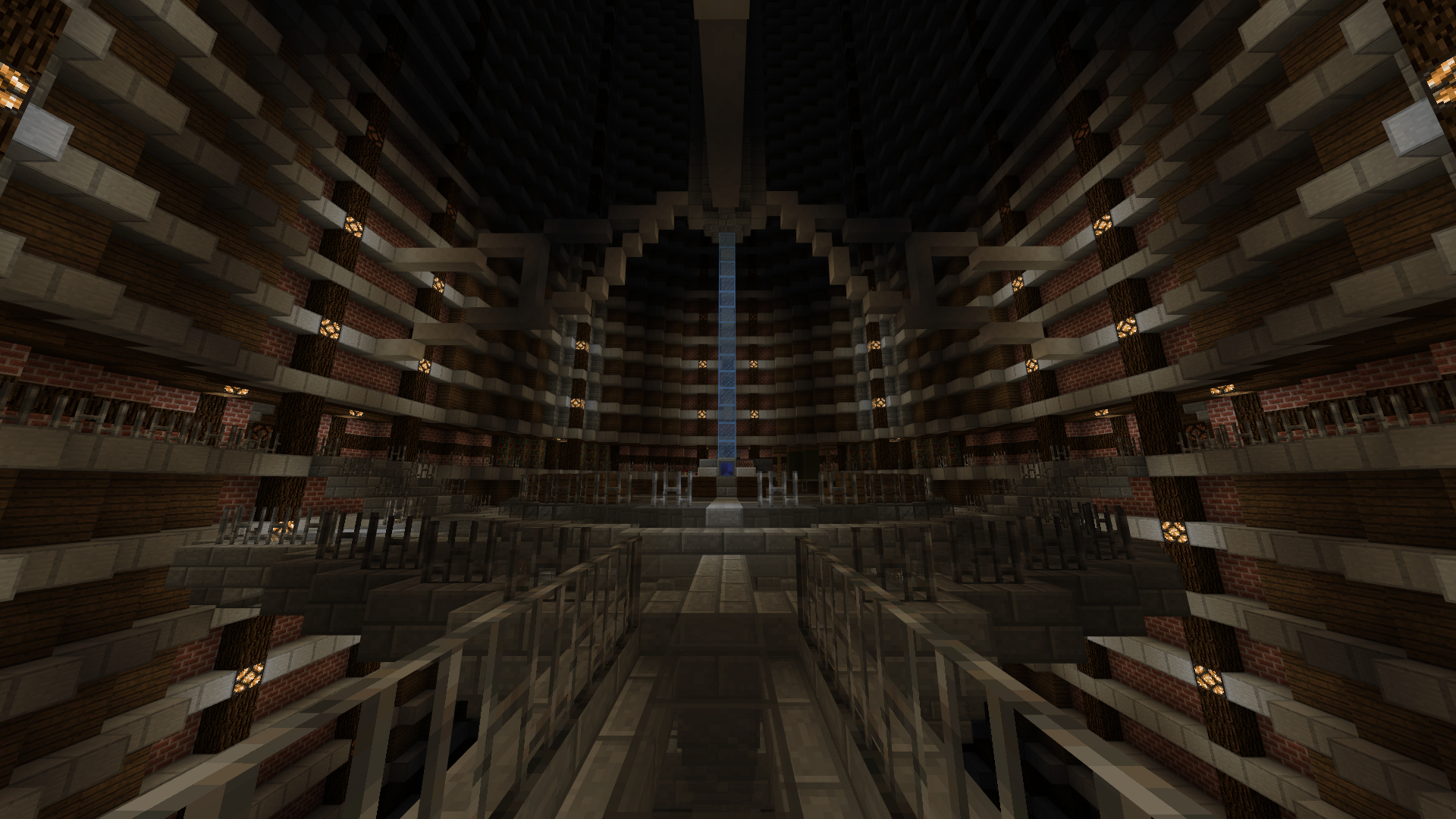 1920x1080 Custom TARDIS interior I made. Posted this month's ago on r/doctor who, friend said I should post it here to : r/Minecraft