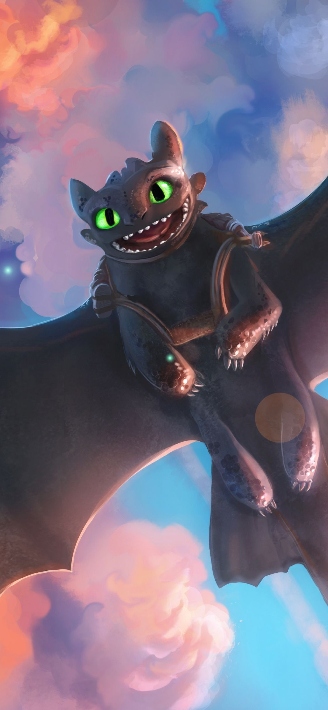 1125x2436 Pin by Samuel Goral on Tapety | How train your dragon, Night fury dragon, How to train drag