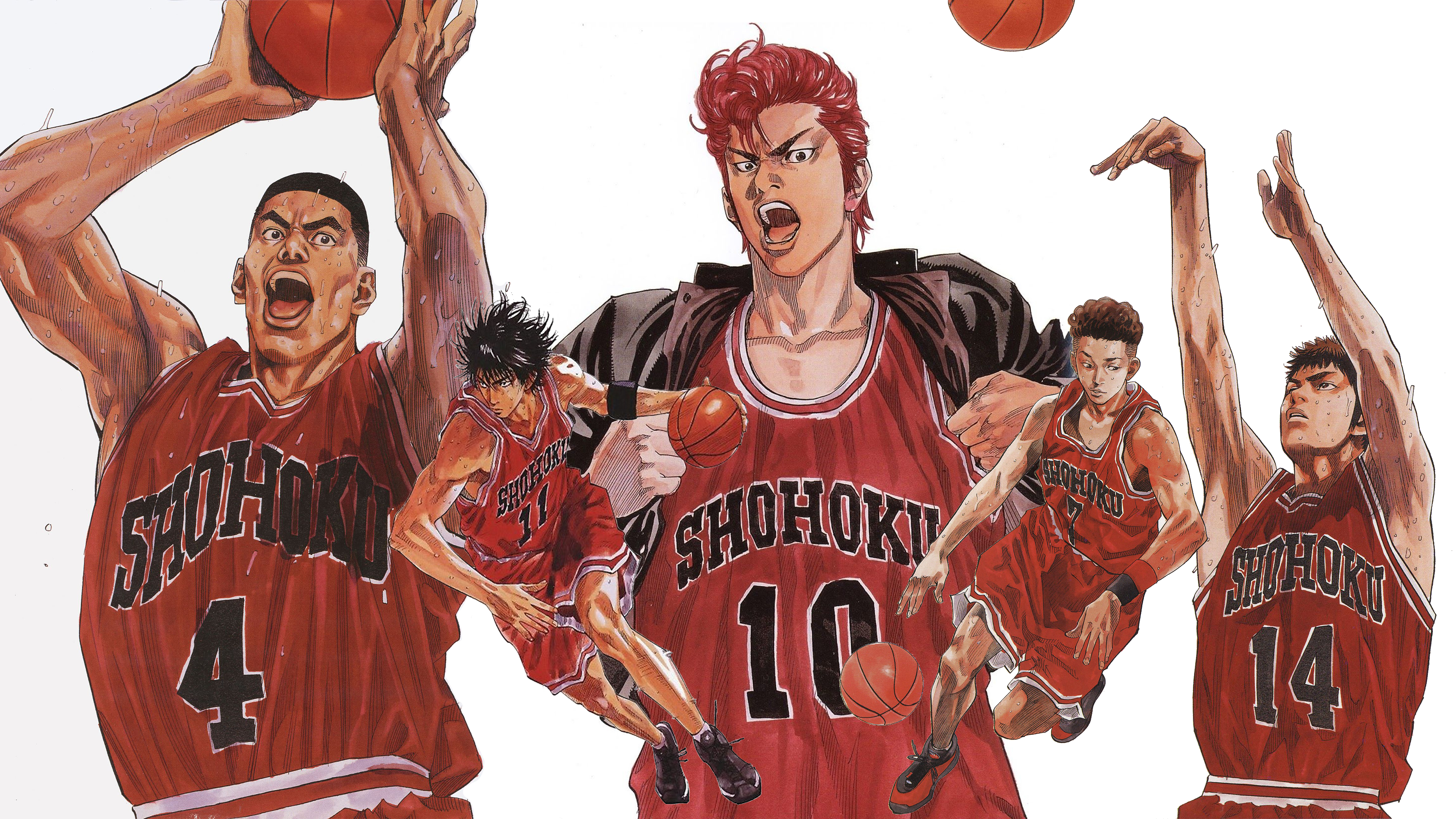 3840x2160 I've noticed that there are very few desktop wallpaper of slam dunk which are both big and pretty so i made one myself. Enjoy this collage! : r/RealSlamDunk