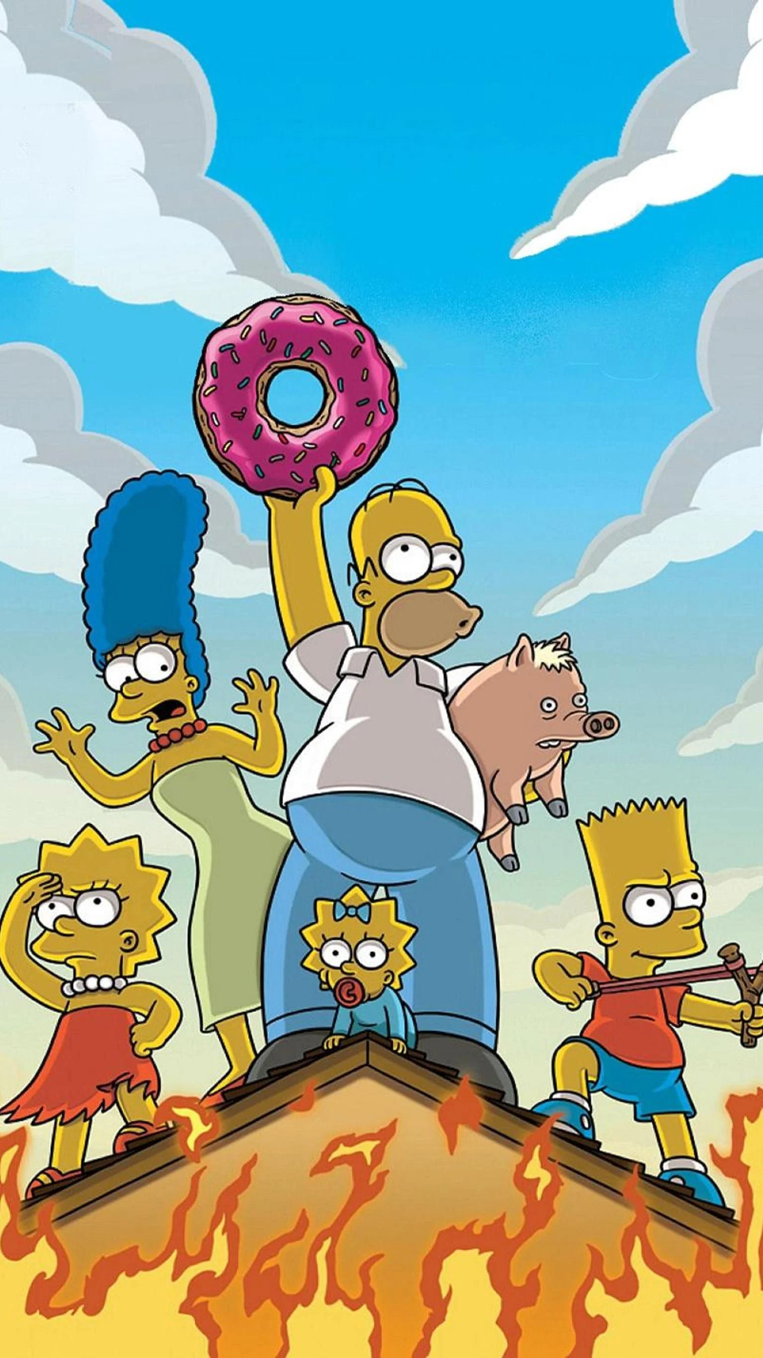 1536x2732 The Simpsons Wallpapers Top Free The Simpsons Backgrounds