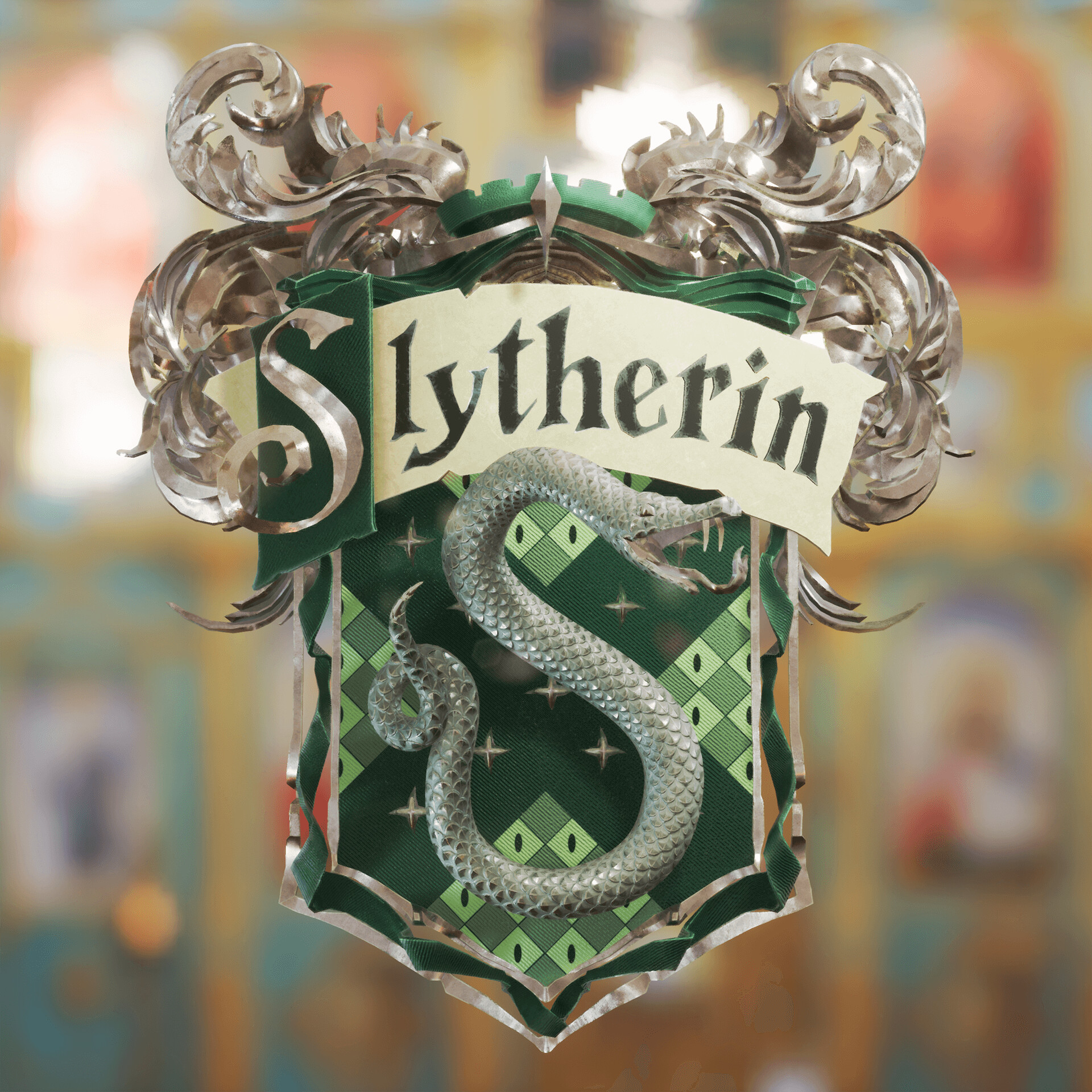 1920x1920 ArtStation Slytherin Crest