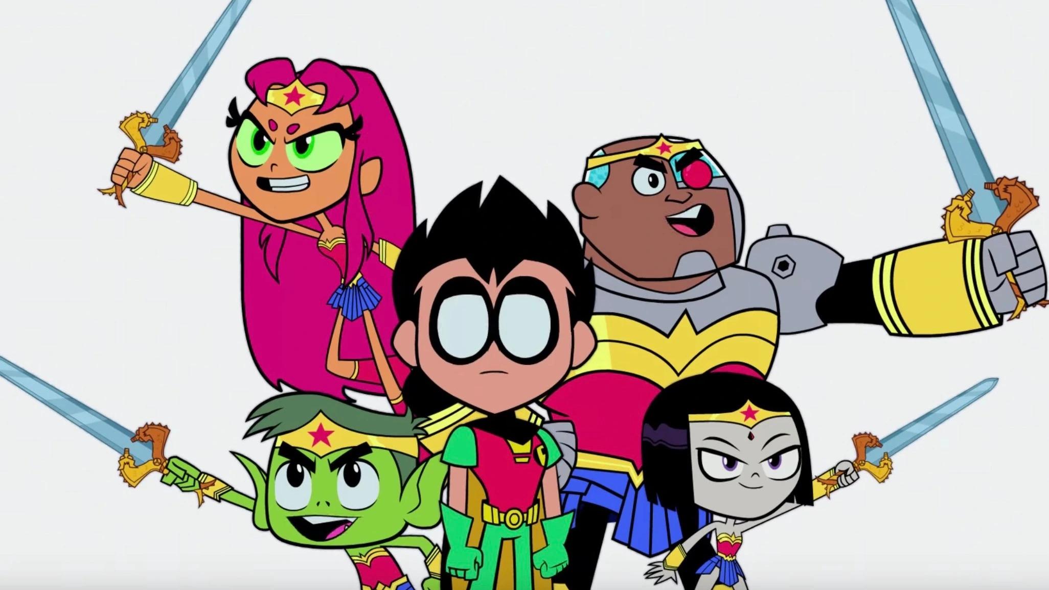2052x1155 First Teen Titans Go! To The Movies Trailer Loves Wonder Woman And Fart Jokes
