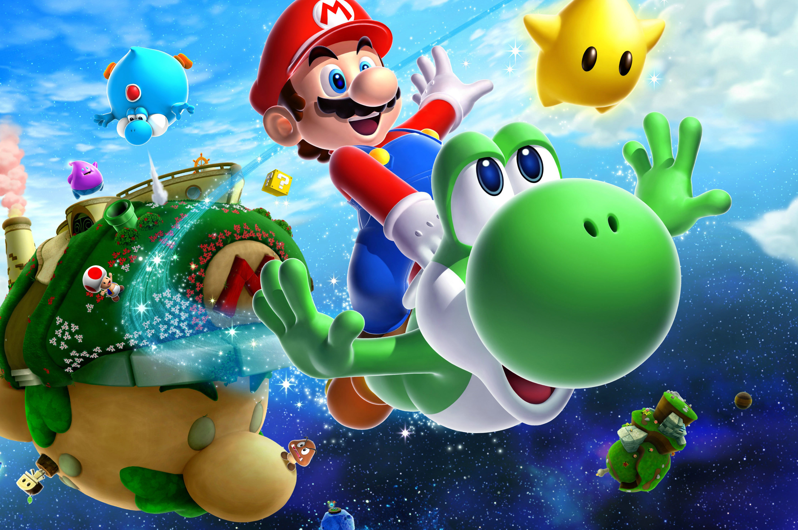 2560x1700 Super Mario Galaxy 2 Chromebook Pixel HD 4k Wallpapers, Images, Backgrounds, Photos and Pictures