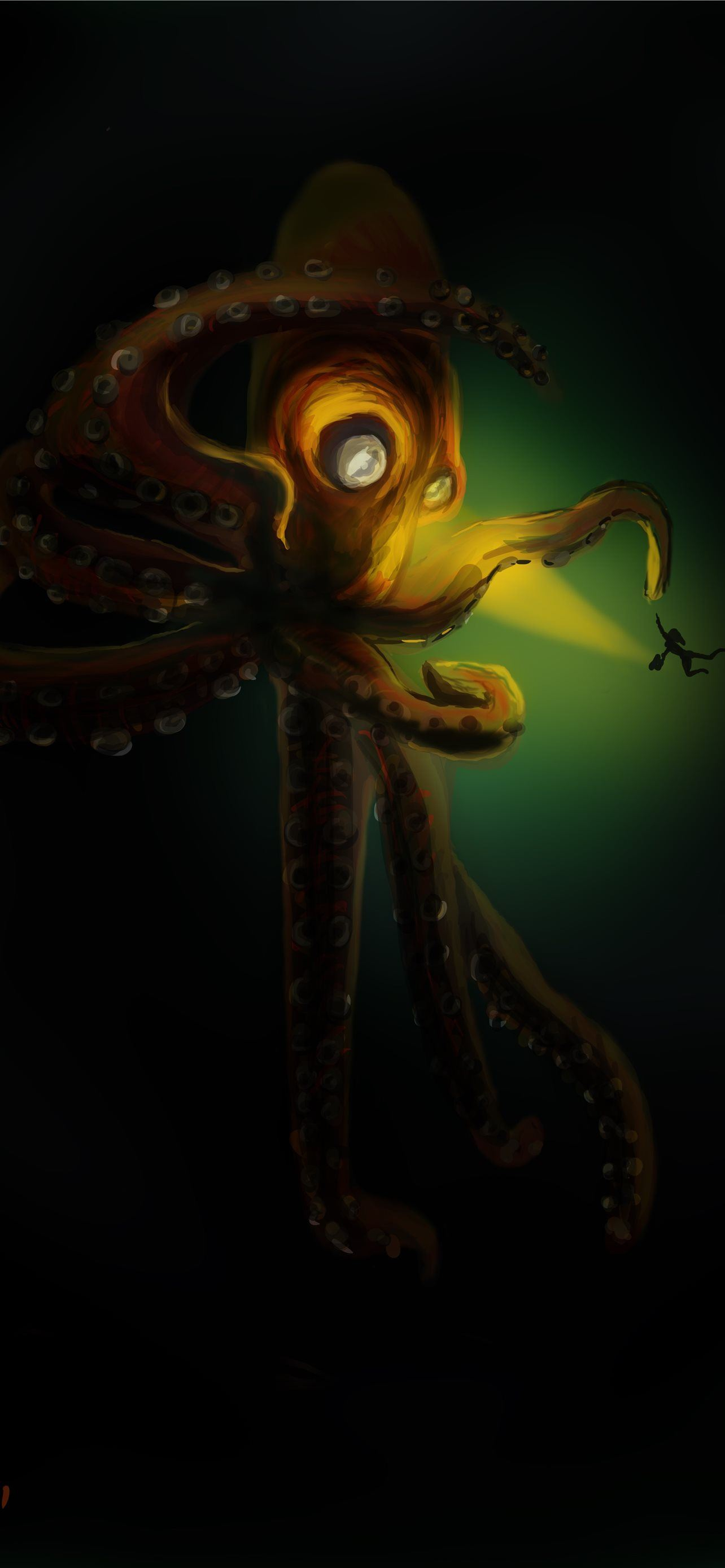 1284x2778 giant squid iPhone Wallpapers Free Download