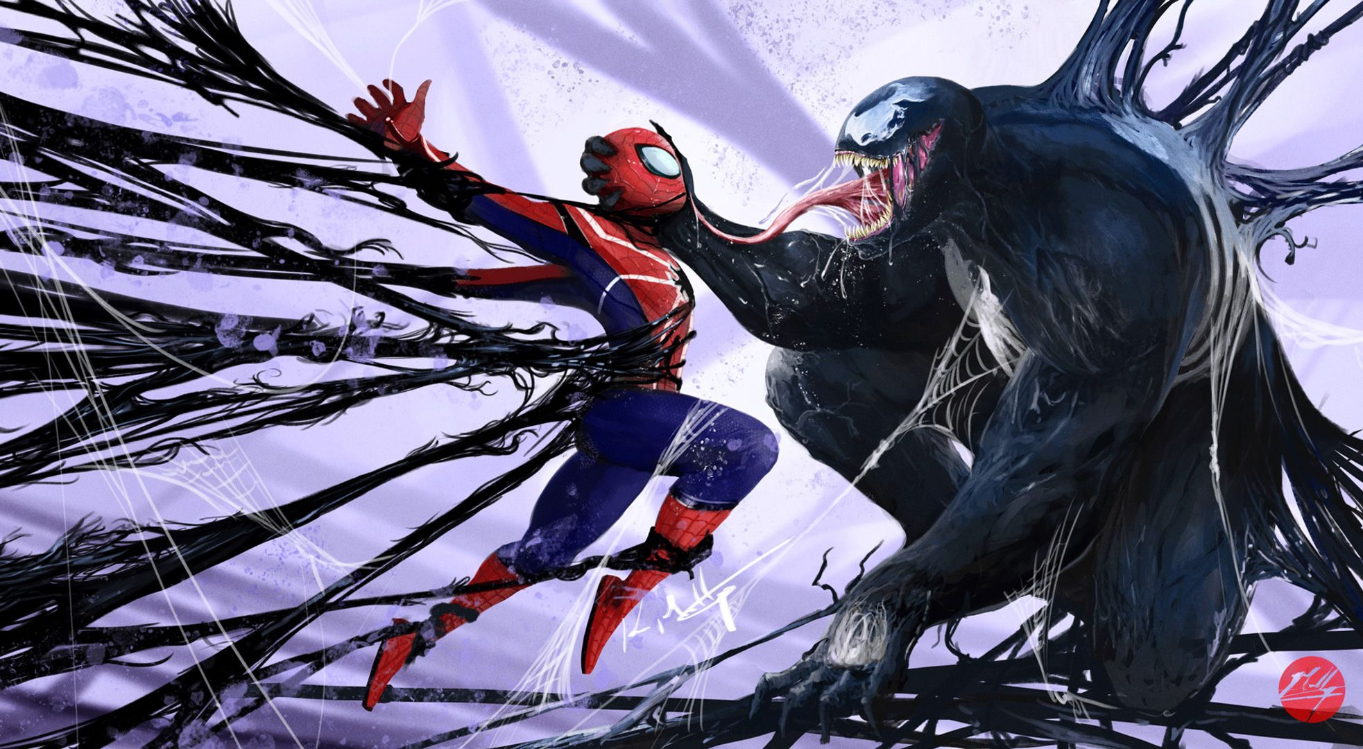 1965x1080 Spider-Man vs Venom Wallpapers Top Free Spider-Man vs Venom Backgrounds