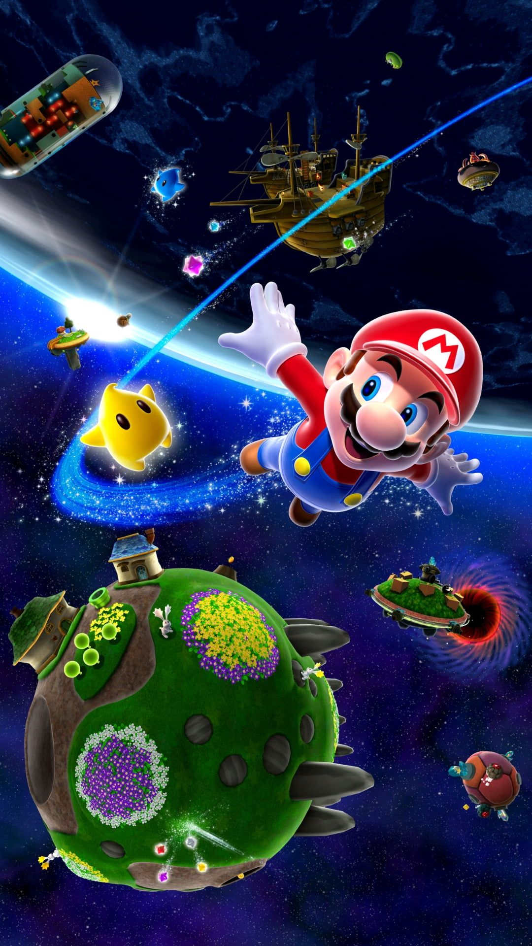 1080x1920 Super Mario Galaxy, Super Mario digital wallpaper #Games # #game #1080P # wallpaper #hdwallpaper #desktop | Super mario galaxy, Super mario, Super mario bros