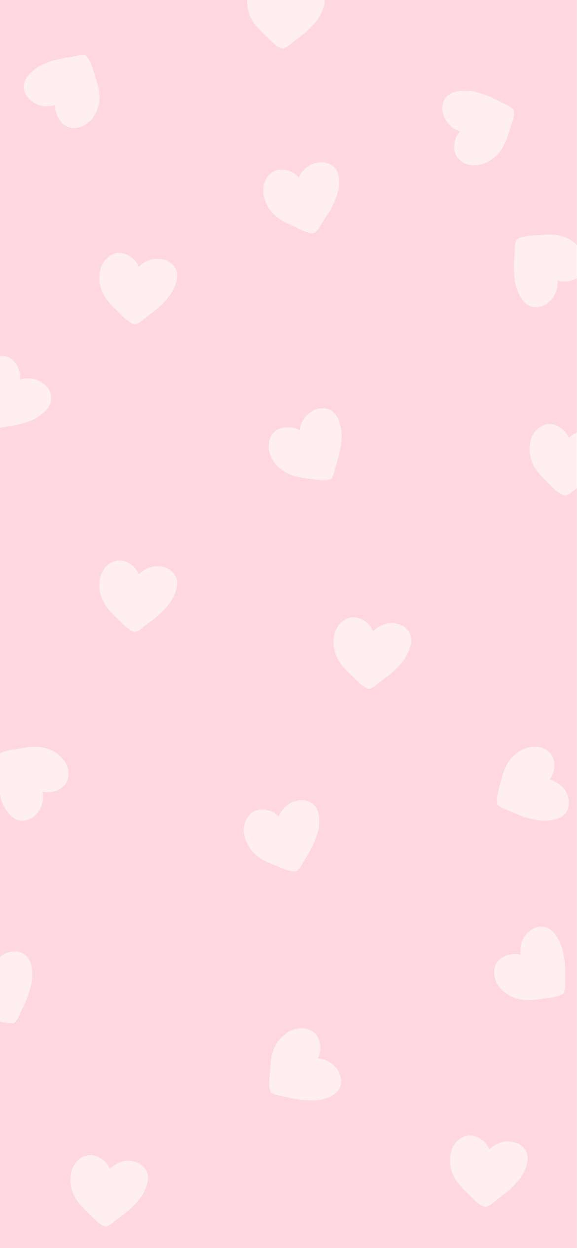 1170x2531 Aesthetic Pink Valentine Wallpapers