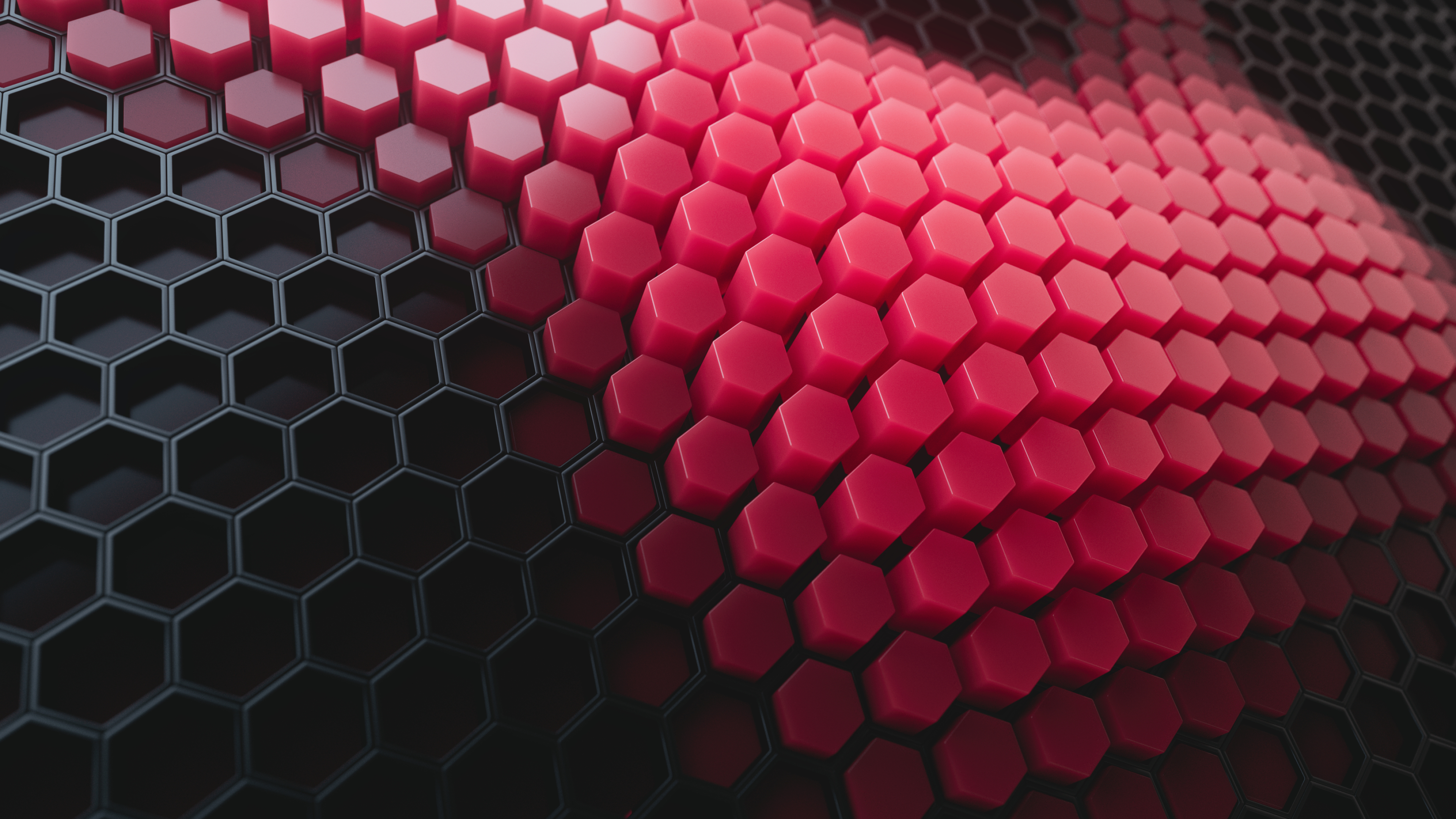 3840x2160 Red and Black Hexagon Wallpapers Top Free Red and Black Hexagon Backgrounds