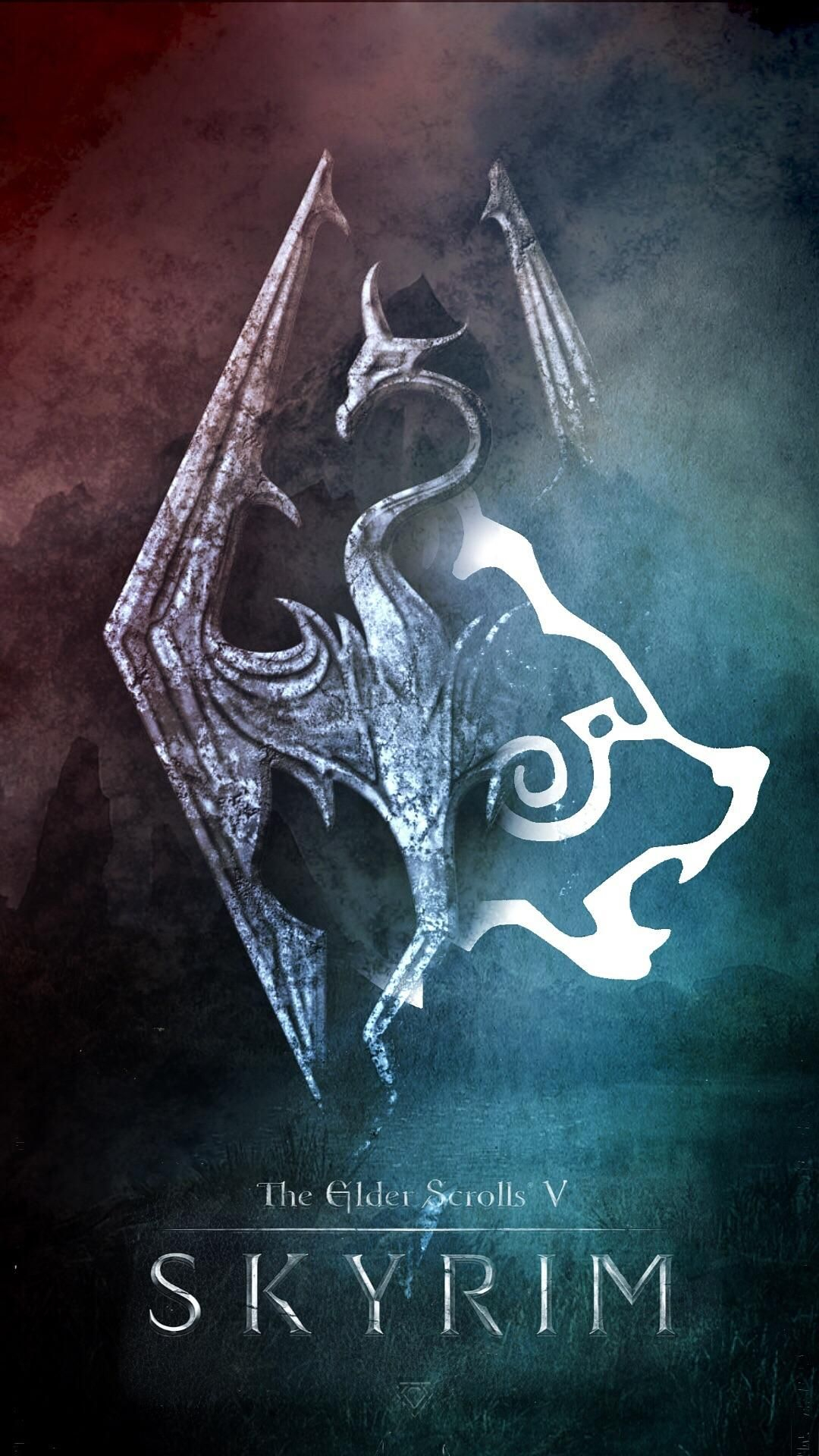 1080x1920 This is so cool. Although it's the Windhelm symbol and I'm apart of the Imperial Legion. | Skyrim wallpaper, Skyrim fanart, Skyrim art