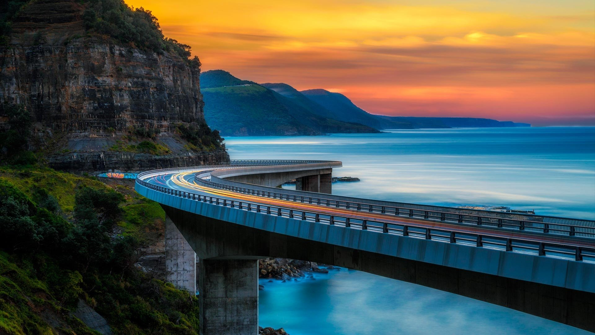 1920x1080 Sea Cliff Bridge HD Wallpapers and Backgrounds